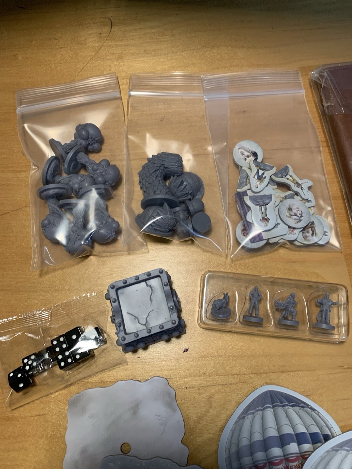 The 7th Continent Board Game + What Goes Up Expansion, Kickstarter Versions