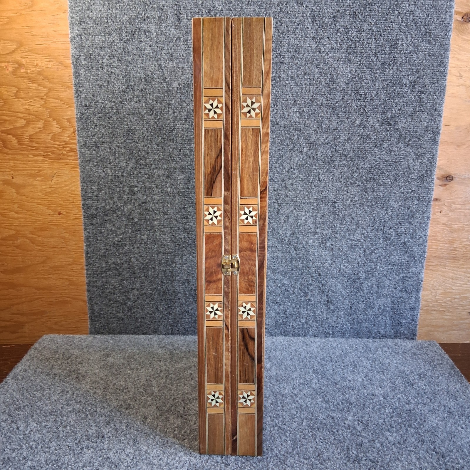 Mediterranean Backgammon & Checkers Set Marquetry Mother Of Pearl Inlay 20″