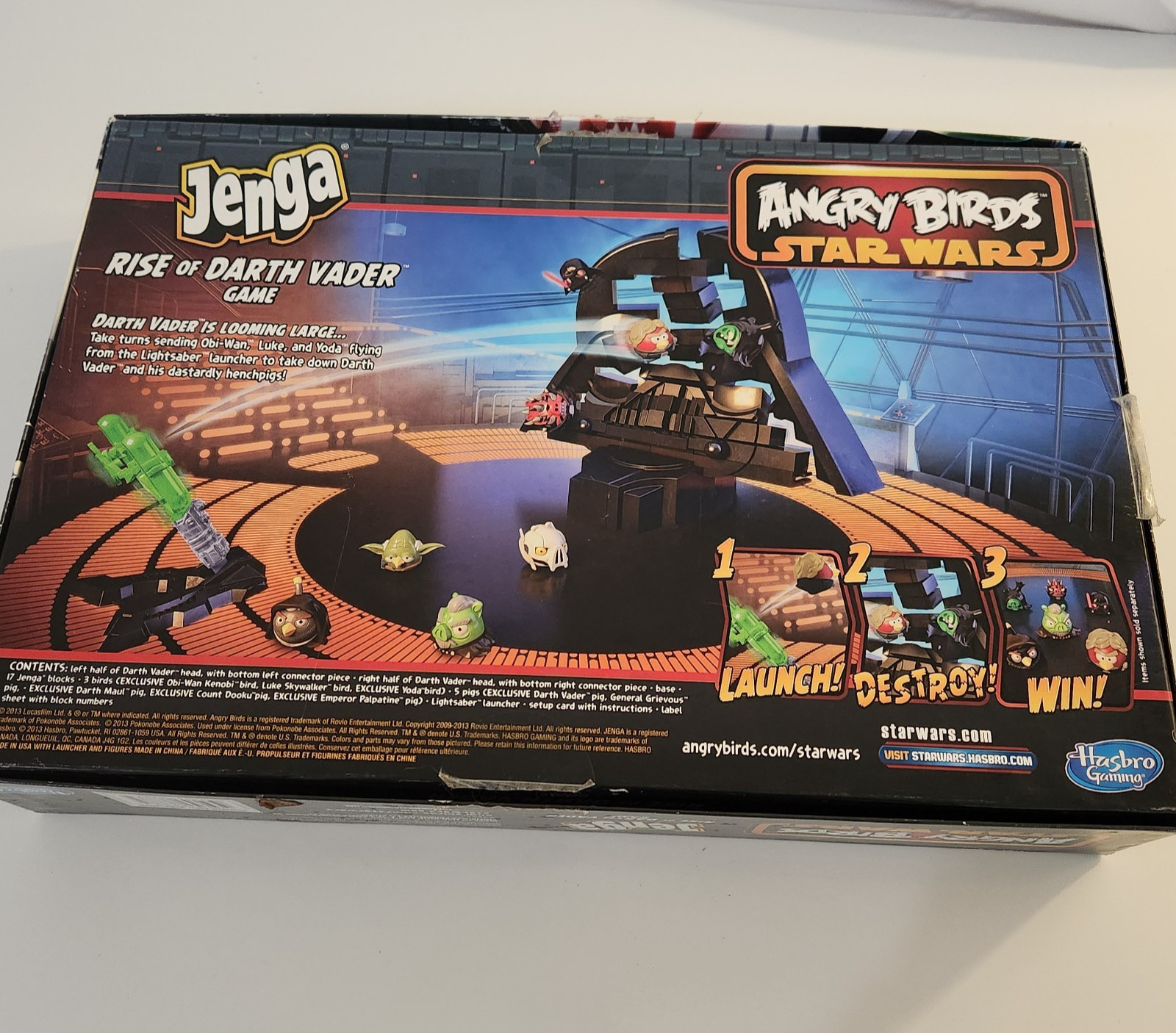 Angry Birds Star Wars Jenga RISE OF DARTH VADER Game 2013 Exclusive COMPLETE