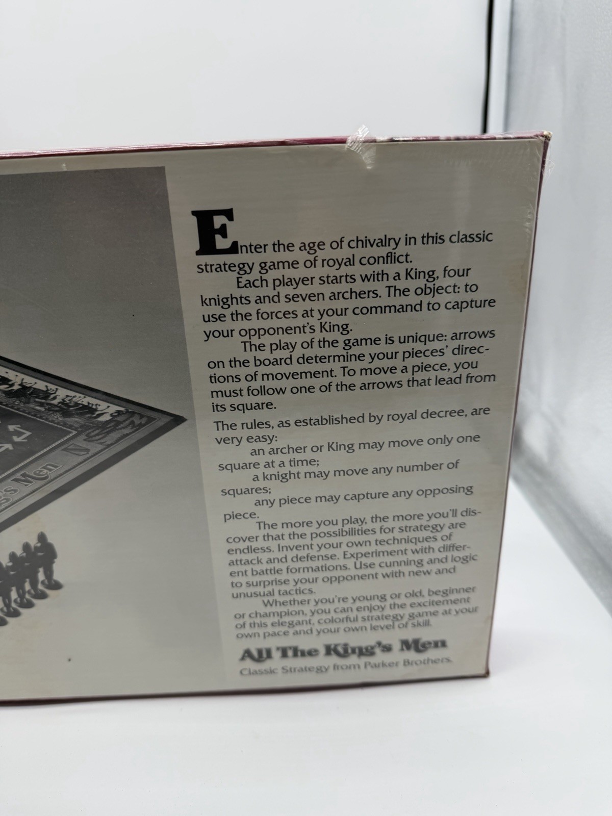 All The Kings Men – Vintage Parker Bros. Board Game – 1979 – New Sealed