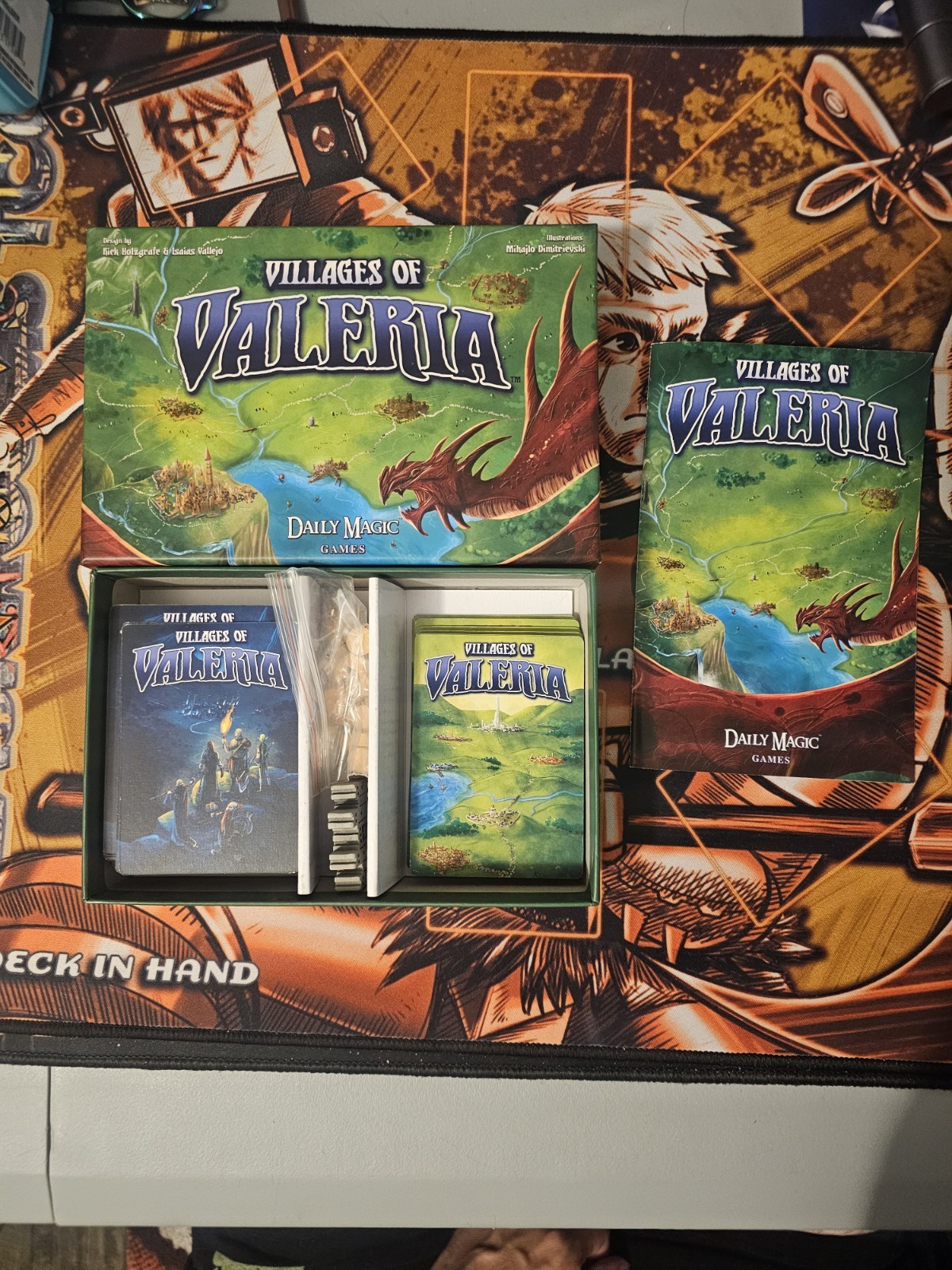 Villages of Valeria Card Game 2016 Daily Magic Games, Complete!