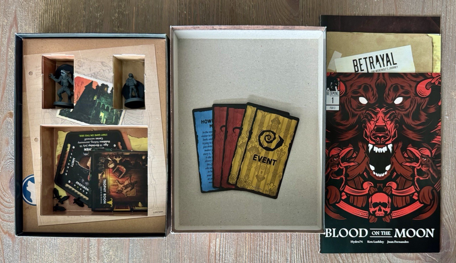 Betrayal at House on the Hill 3rd Ed w/Blood on the Moon & Widow’s Walk Exp Lot