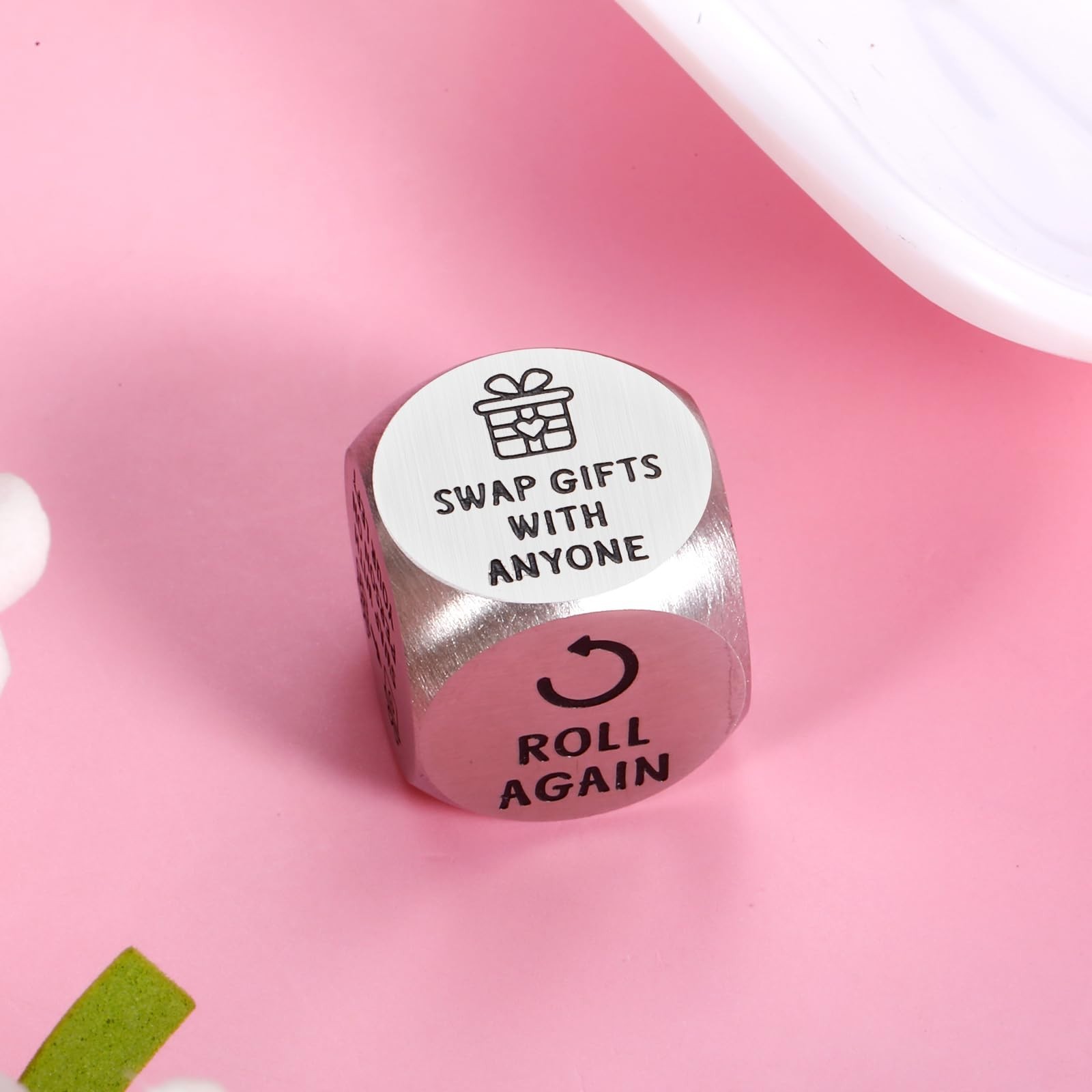 Gift Exchange Dice Game – Fun Family Activity, Stocking Stuffers, White Elephant