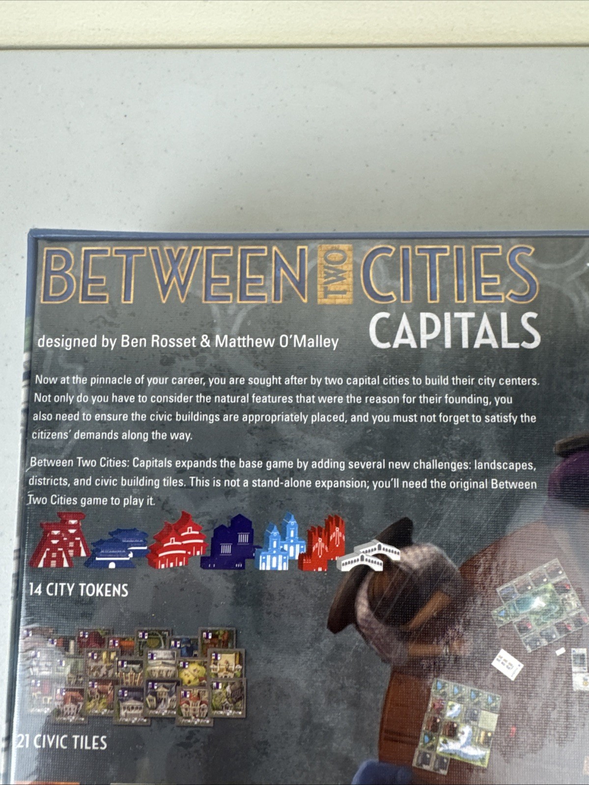 Stonemaier Games Between Two Cities: Capitals Expansion Set New Sealed OOP LE