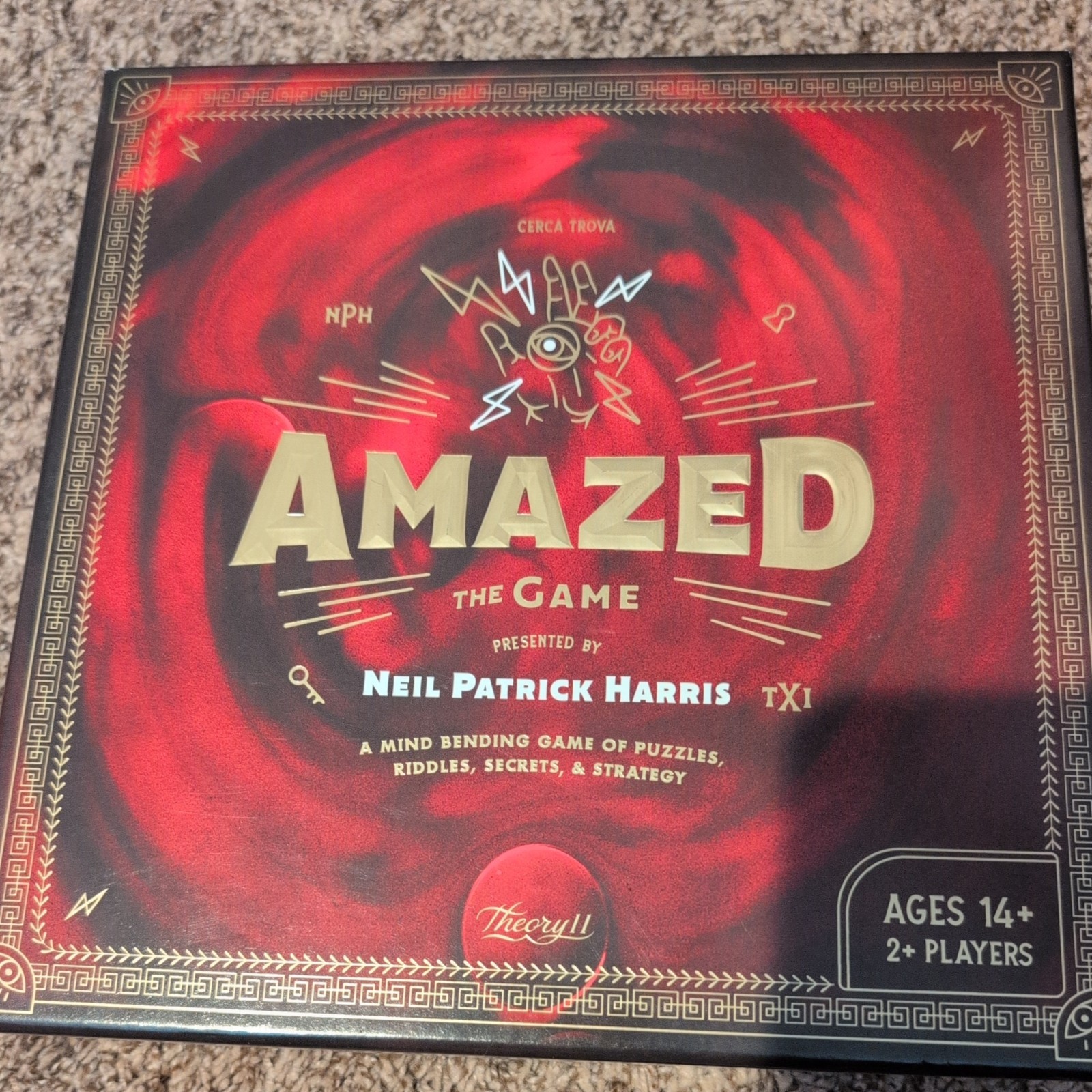 Amazed the Game COMPLETE Theory11 2018 Neil Patrick Harris Puzzles Challenges
