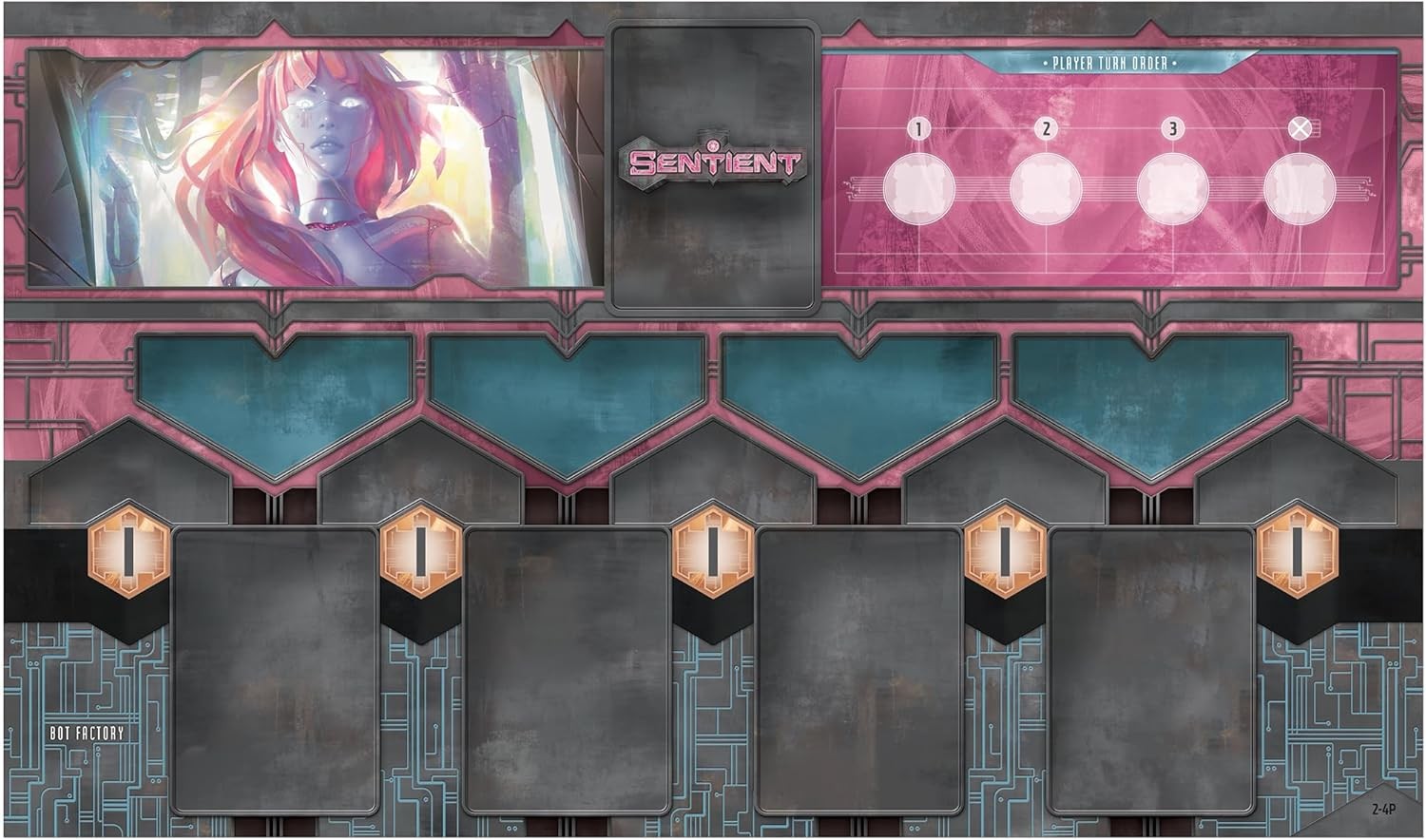 Renegade Games: Sentient – Revised Edition Tech Revolution Board Game, New Solo