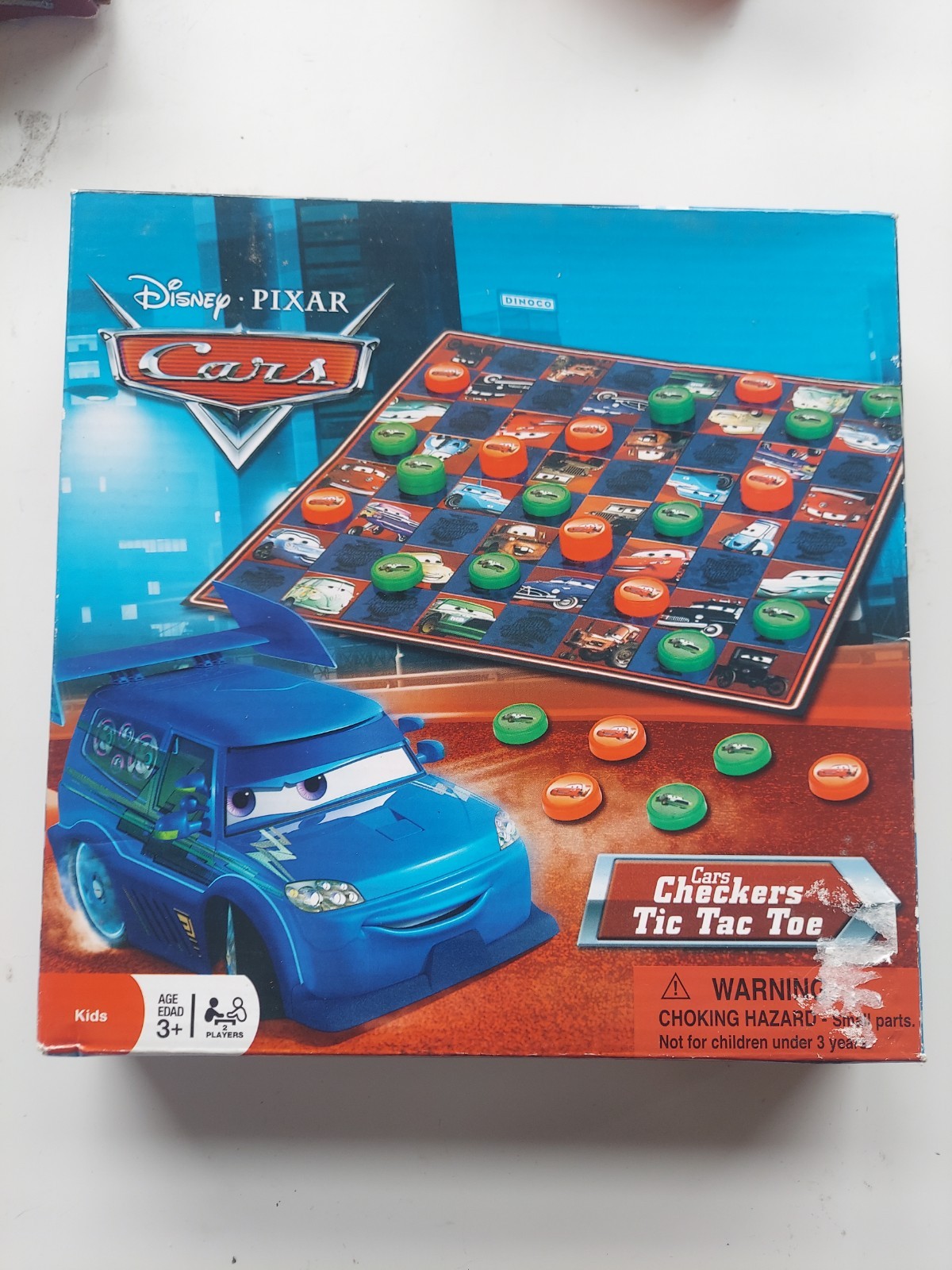 Disney Pixar Cars Checkers Tic Tac Toe Go Fish Crazy Eights Games Complete