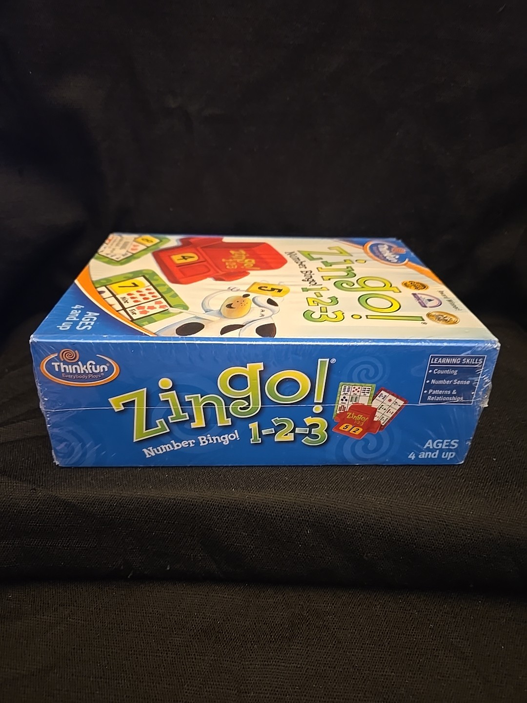 New And Sealed ThinkFun Zingo 1-2-3 Number Bingo Game for Age 4