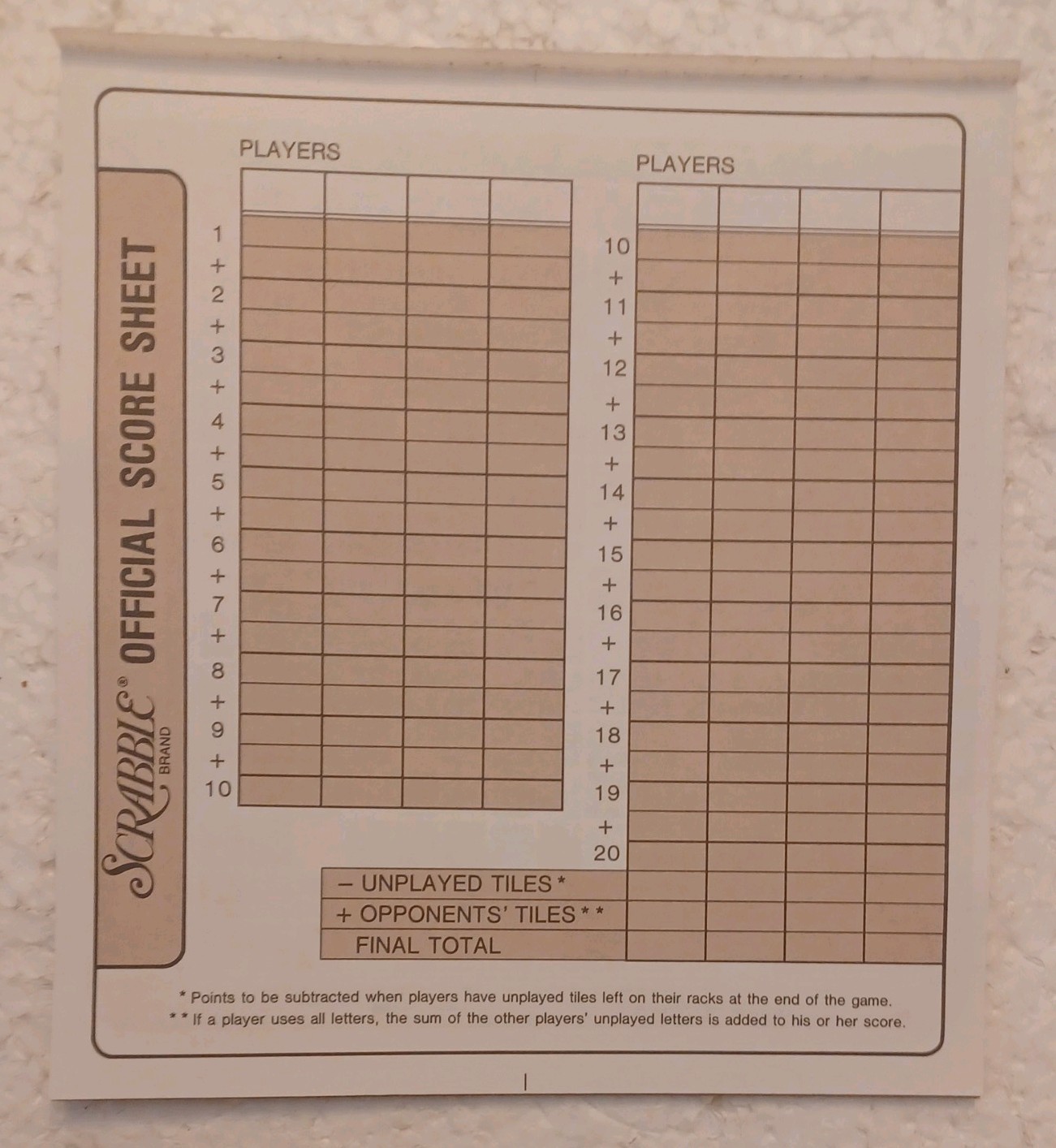 Scrabble Deluxe Edition Rotating Board 1989 Complete Read Description