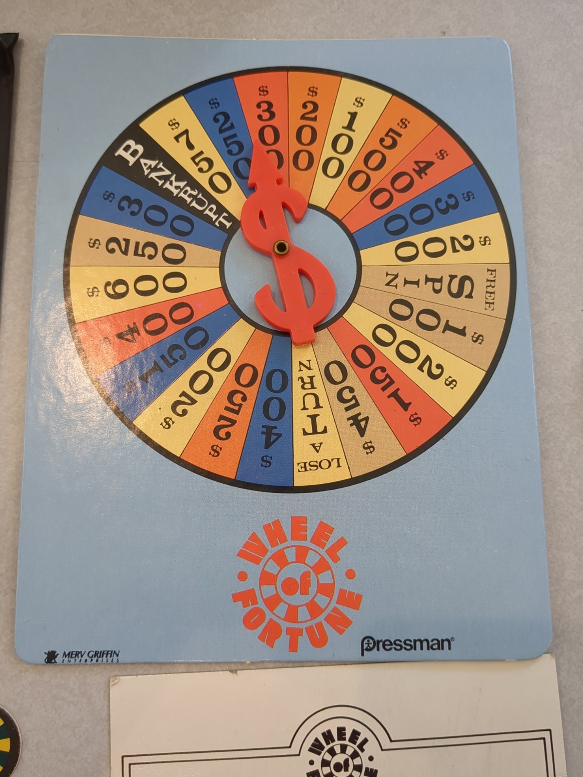 WHEEL OF FORTUNE 2nd Ed Complete Board Game 1985