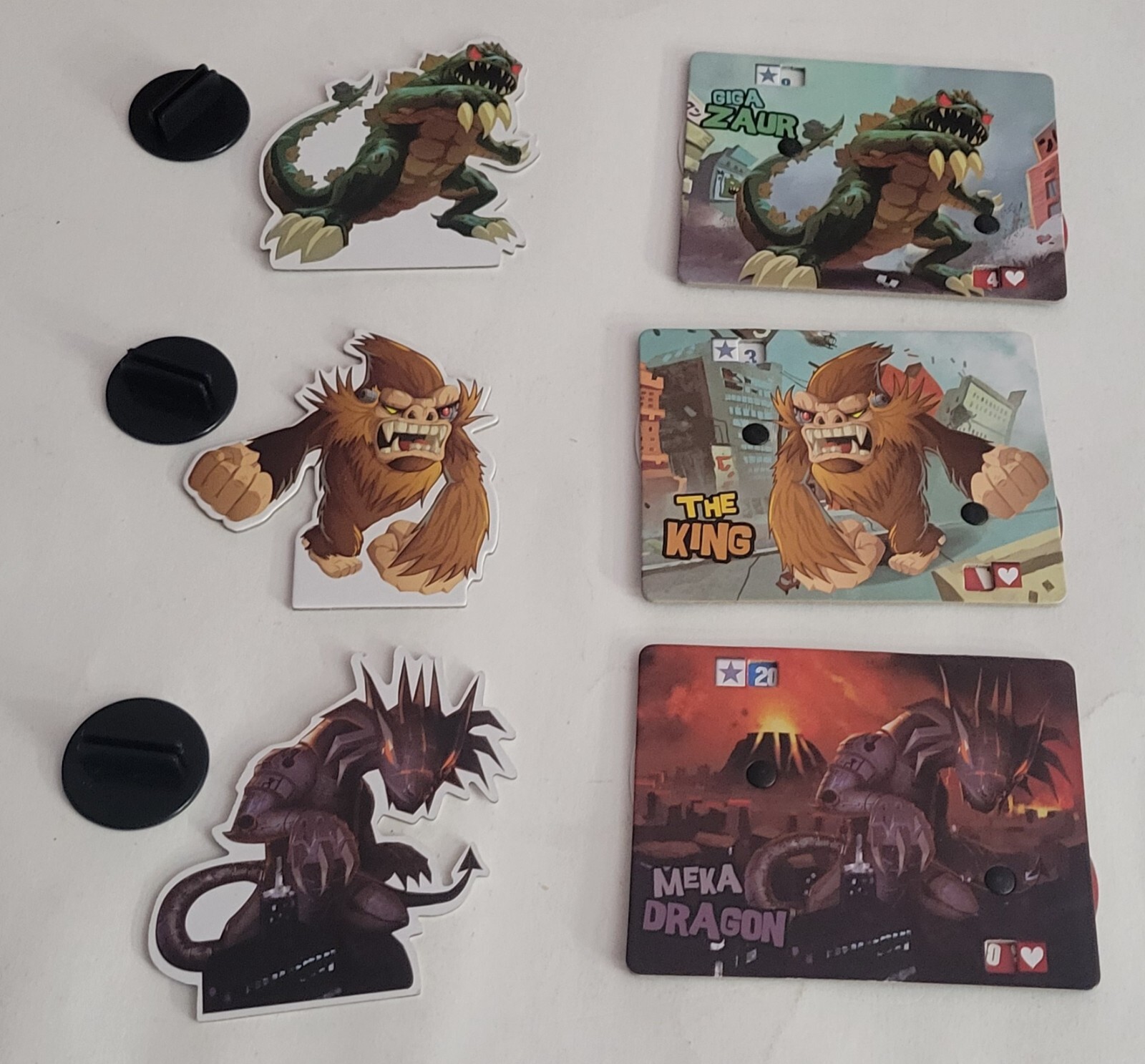Iello- King of Tokyo Richard Garfield Board Game 2014 w/ Power Up! And Halloween