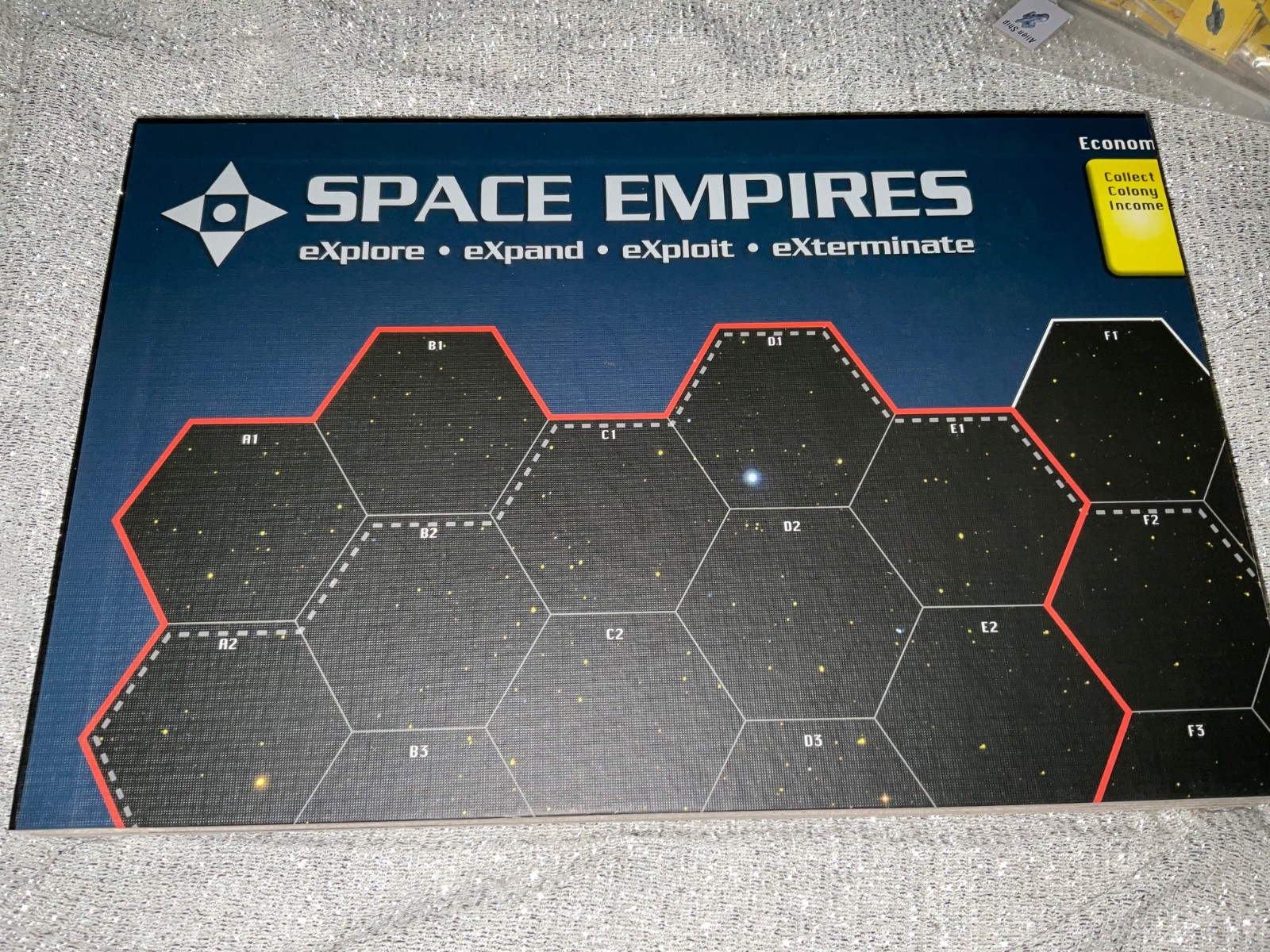 Space Empires 4X – GMT GAMES – DICE MISSING – See Pics Good Cond Incomplete