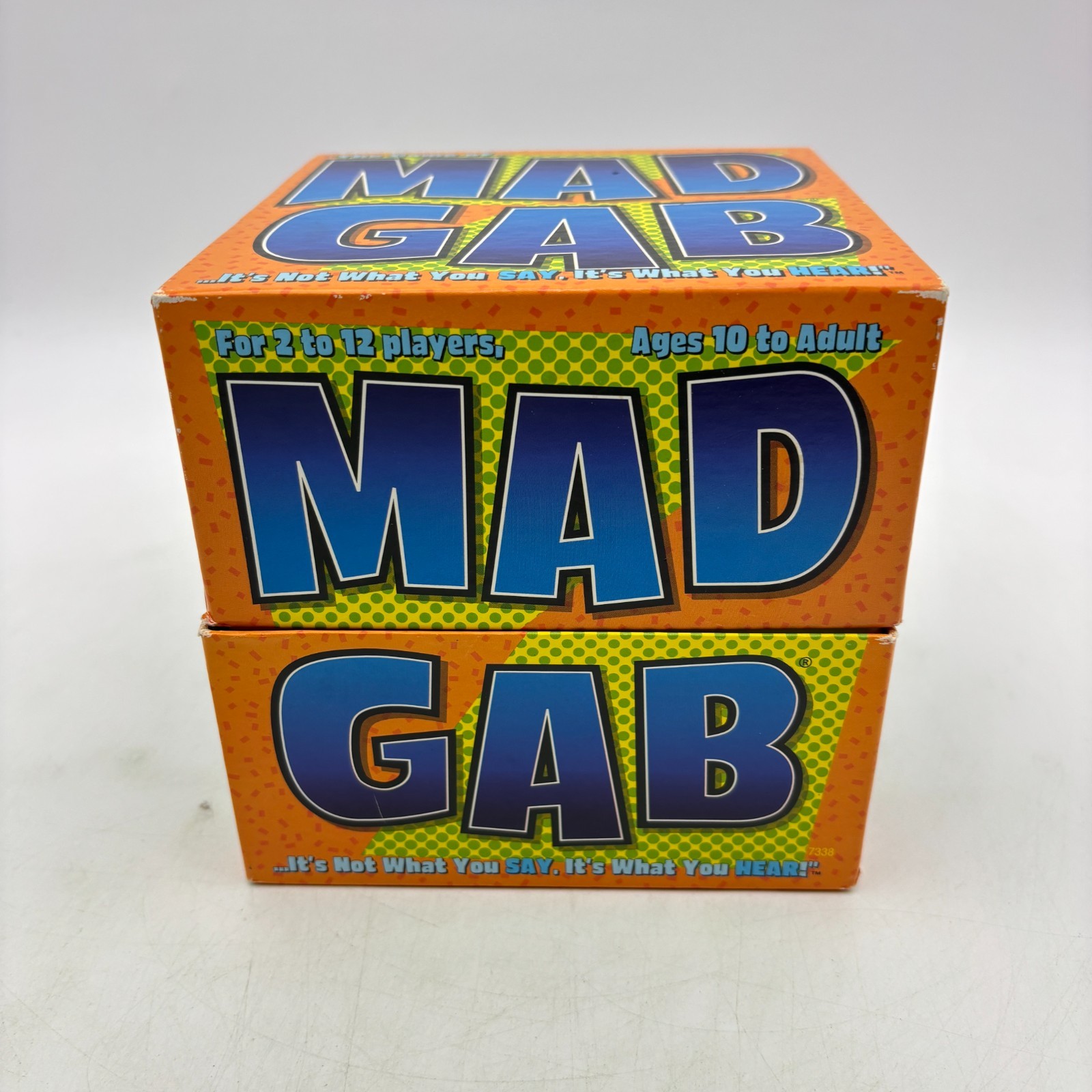 VINTAGE Mad Gab Game COMPLETE Patch Products 1995 Party Game Words Humor
