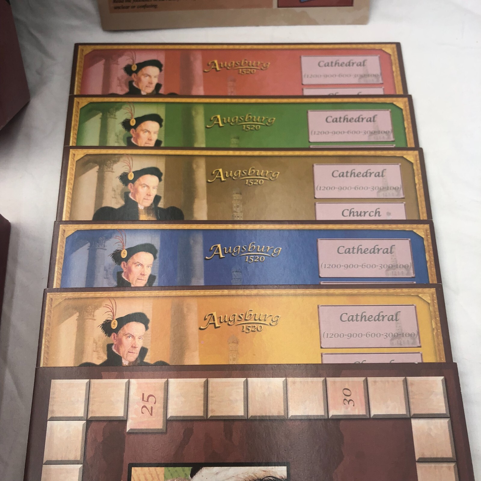 Augsburg 1520 Board Game Rio Grande Games Alea 2006