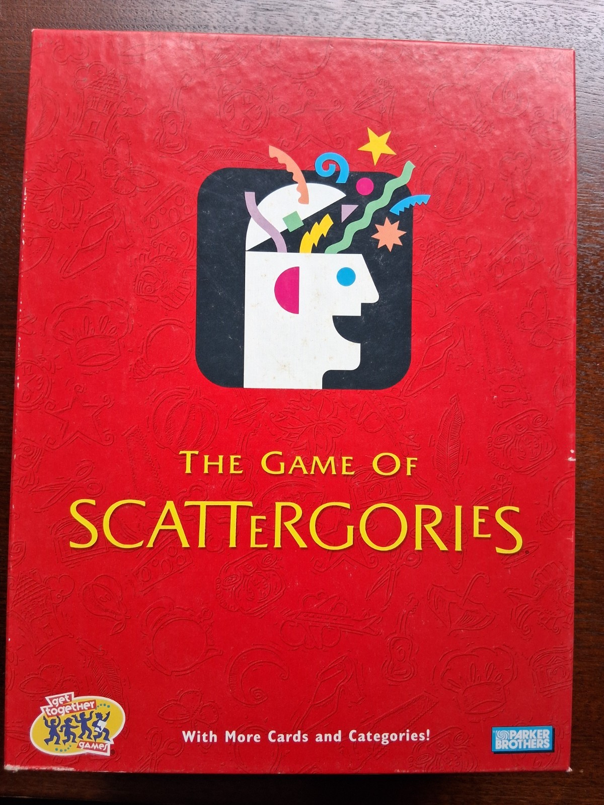 Scattergories Board Game Parker Brothers Complete Party Word Game 2003 edition