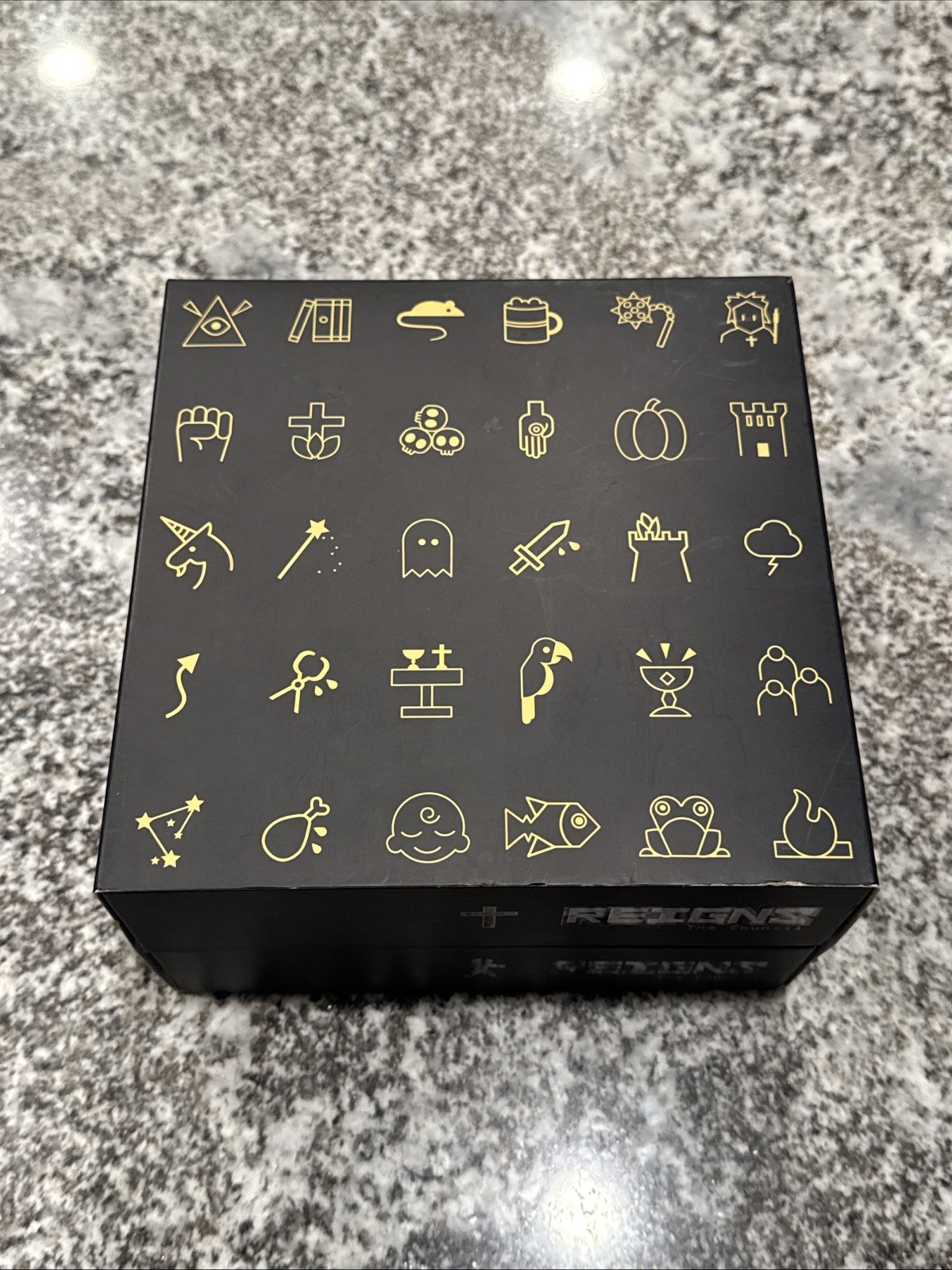 Reigns: The Council Kickstarter Board Game 100% Complete Very Good Condition
