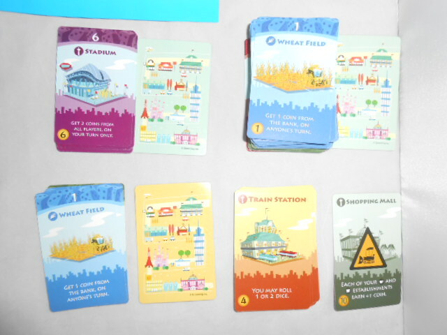 Machi Koro, The Dice Rolling, City Building Board Game! Easy To Play!