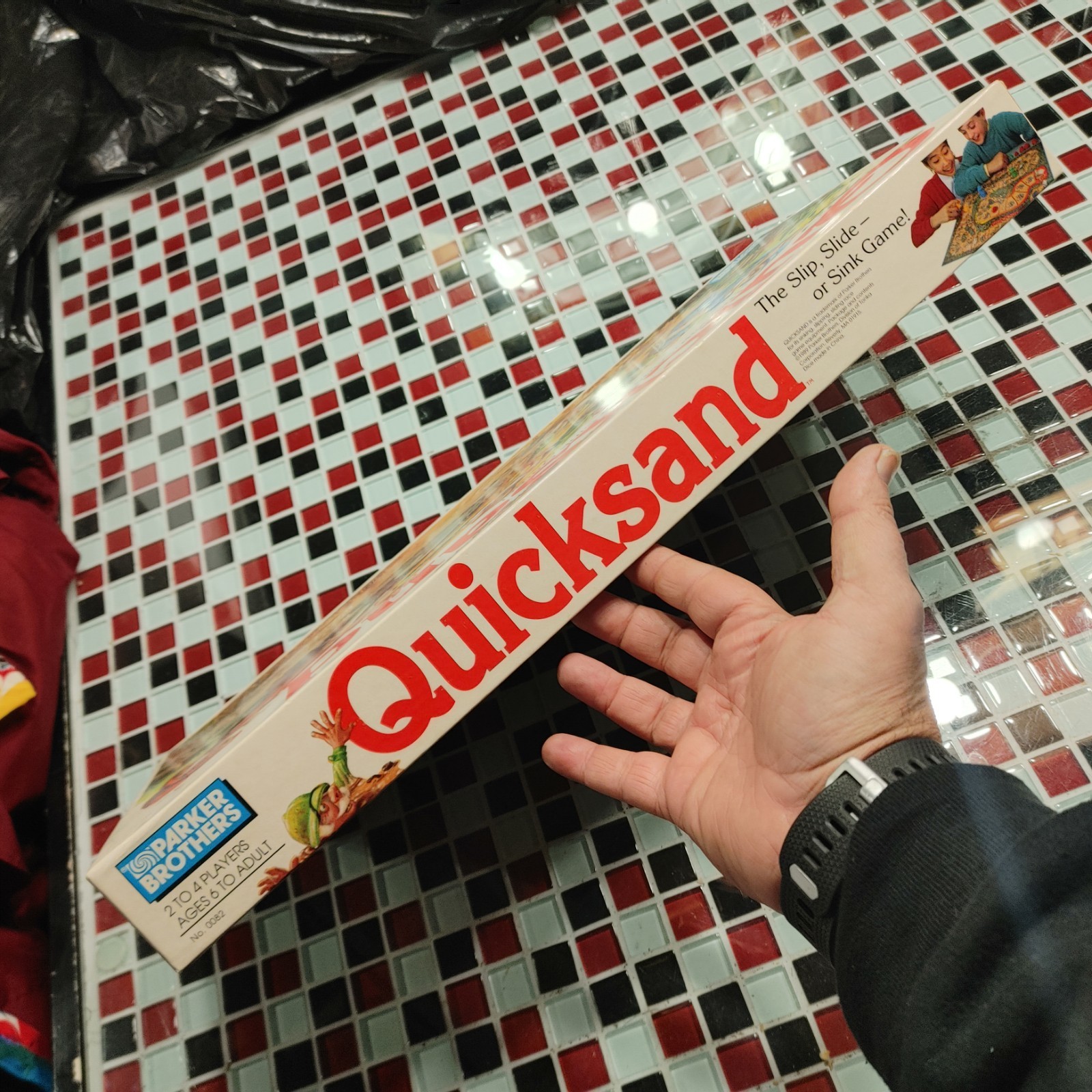 COMPLETE ~ Vtg 1989 Quicksand Slip Slide or Sink Parker Brothers Board Game