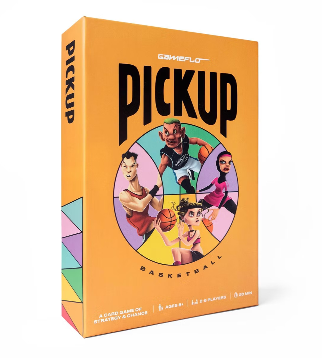 Gameflo Pickup Basketball Card Game Of Strategy Ages 8+ 2 – 6 Players NIP Sealed