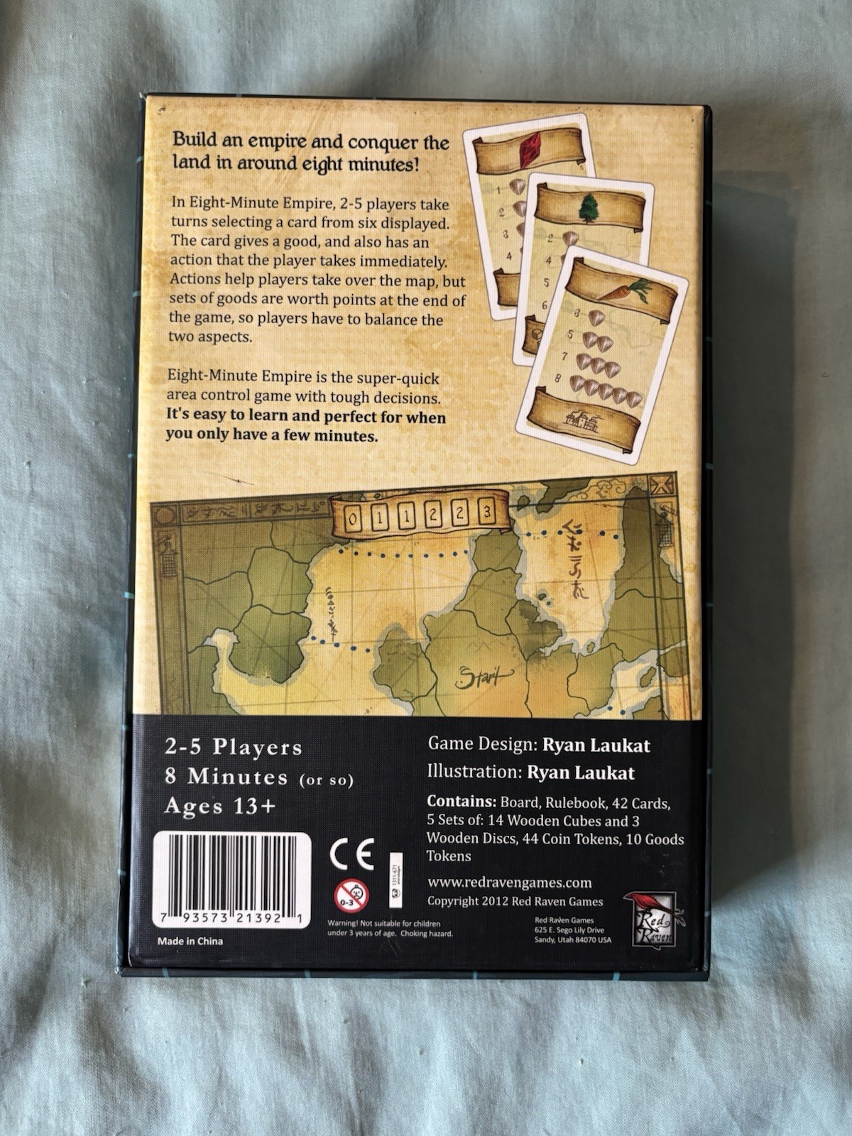 Eight-Minute Empire -Legends- 2013 Board Game (Out of Print)
