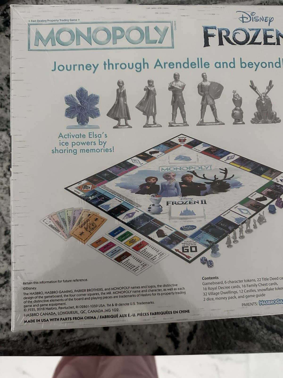 Disney – FROZEN II MONOPOLY Board Game Brand New