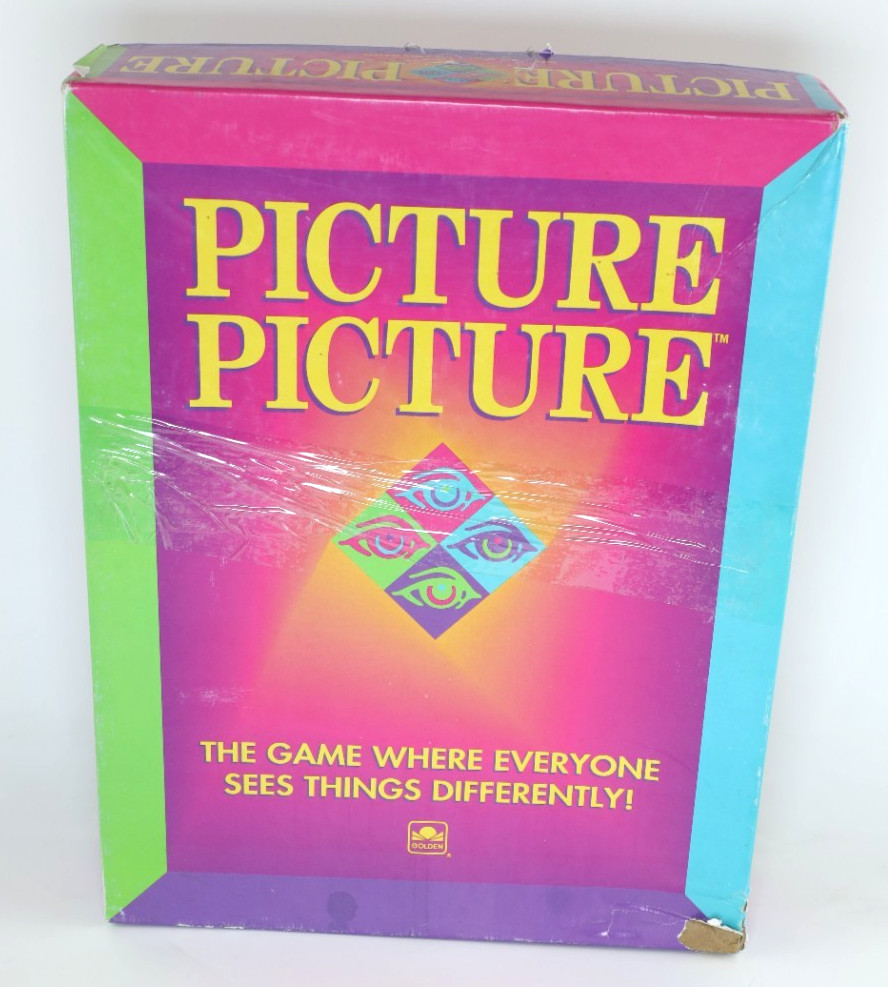 Vintage Picture Picture Board Game Golden 1992