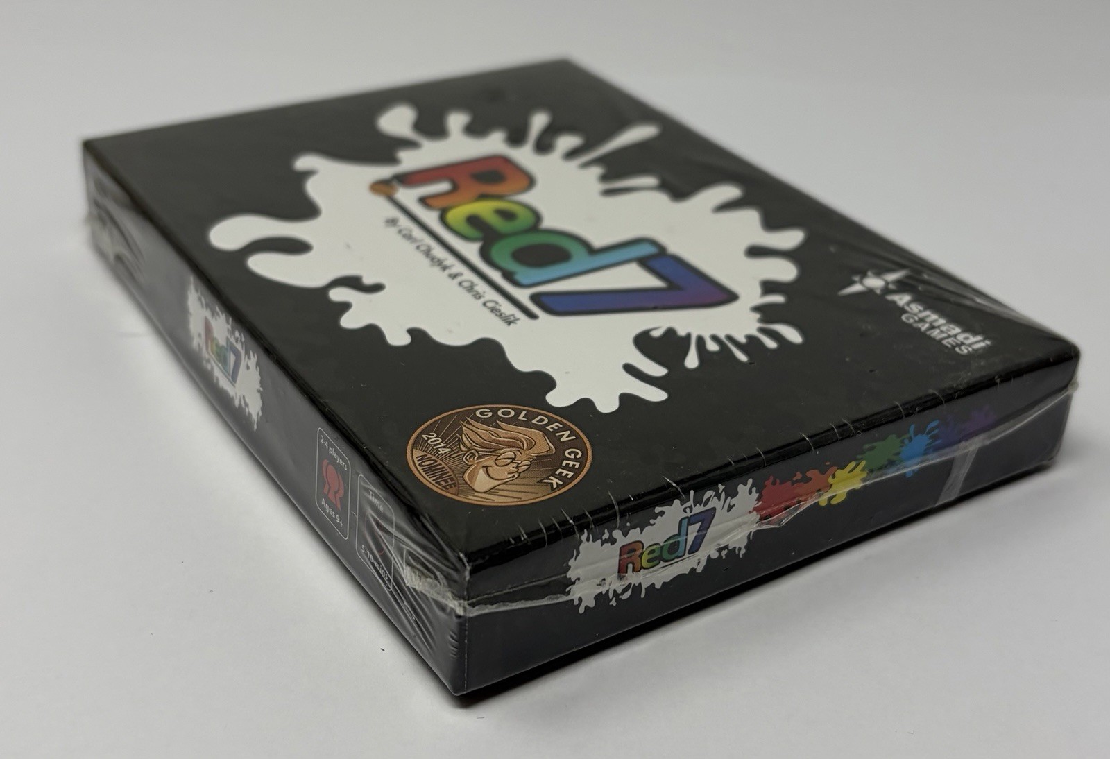 NEW Red7 Card Game by Carl Chudyk & Chris Cieslik Asmadi Golden Geek Nominee