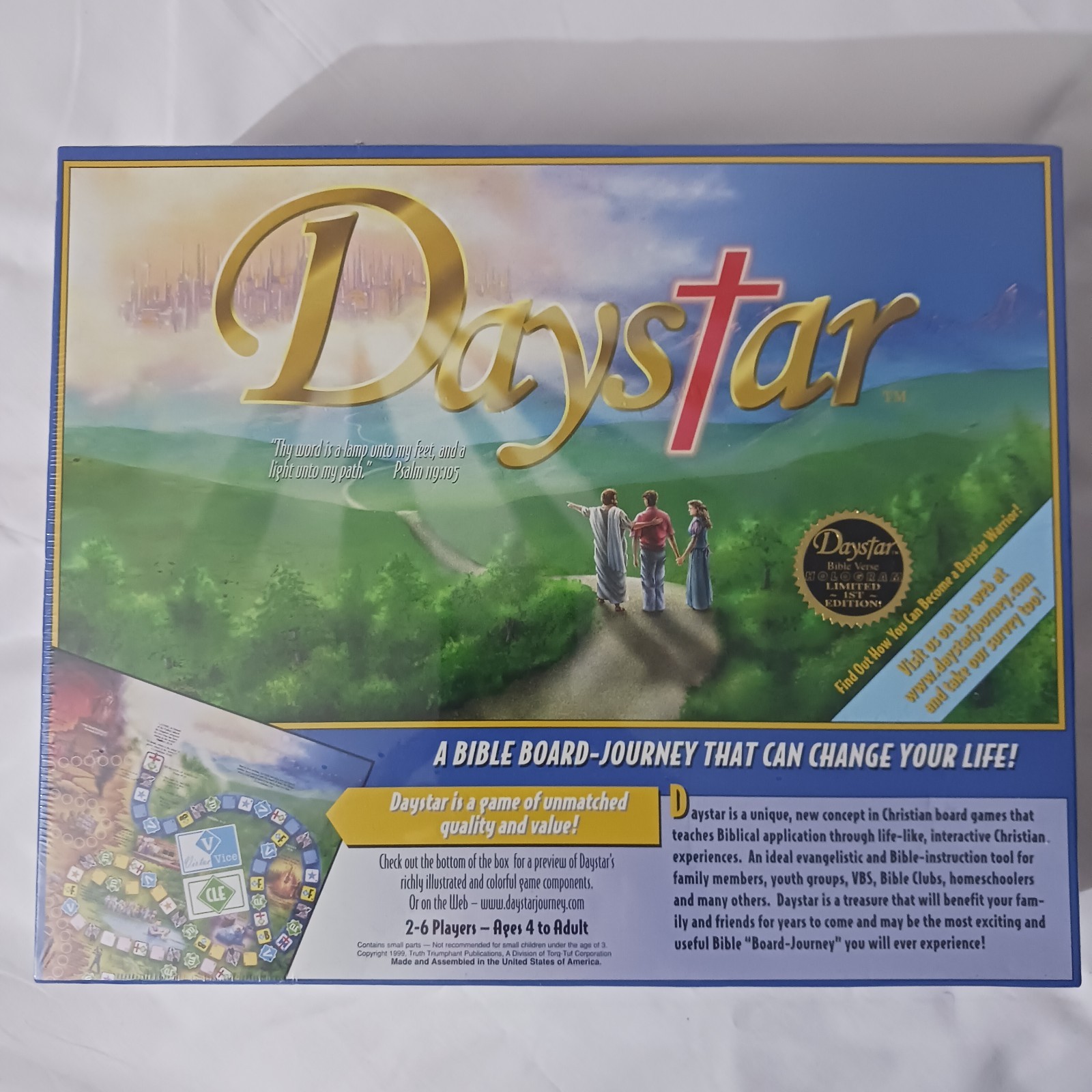 Daystar Board Game Bible Journey For 2 – 6 Players Religious Christian New