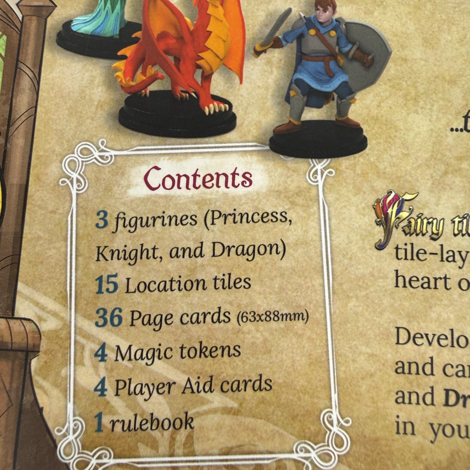 Fairy Tile Board Game Fantasy Strategy Storytelling 2-4 player ages 8+