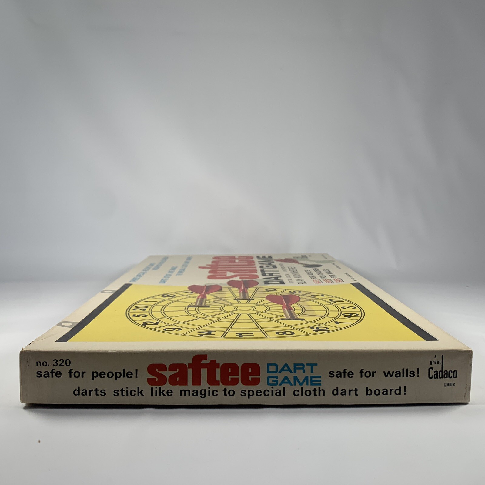 Saftee Dart Game 1972 Vintage Cadaco Safety Children Safe USA in Box