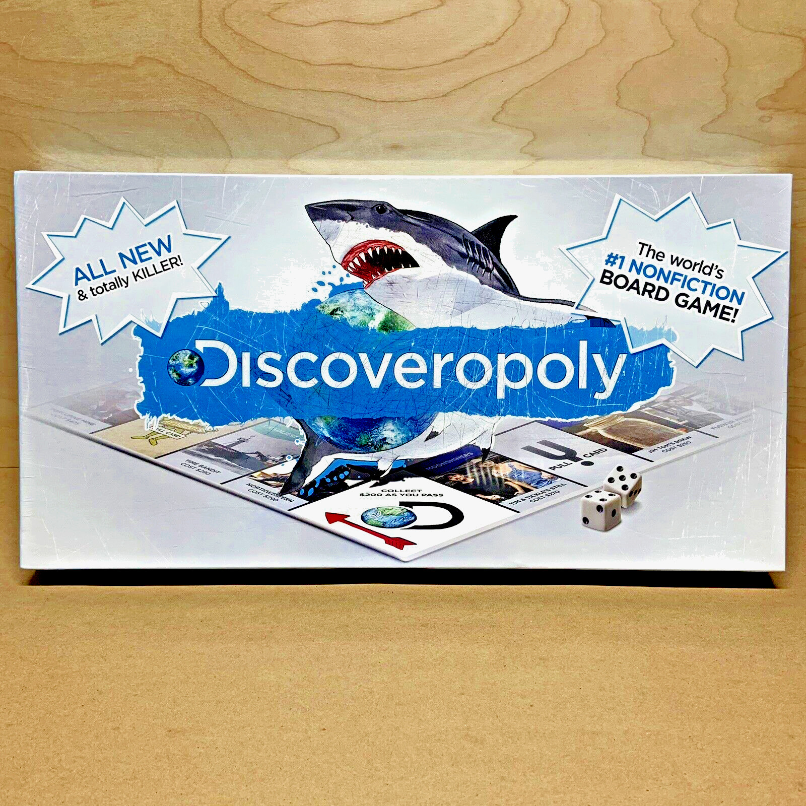 Discoveropoly Board Game Educational Strategy Game New Plastic-wrap Light Wear