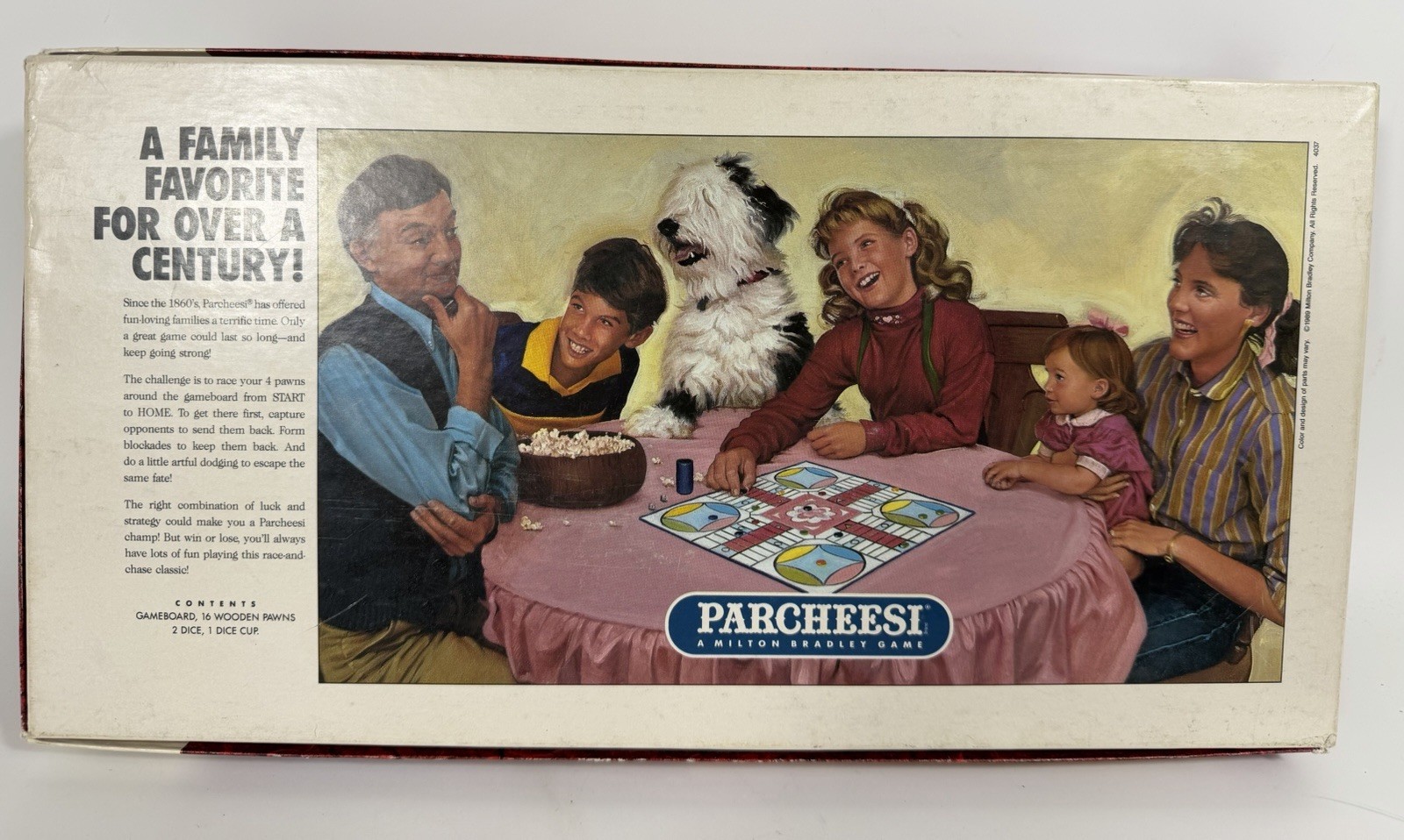 Vintage Milton Bradley Parcheesi Board Game 2-4 Players COMPLETE
