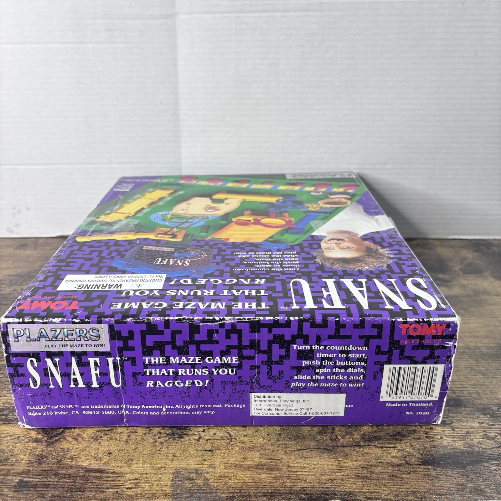VINTAGE Snafu COMPLETE Tomy Screwball Scramble Run Yourself Ragged Marble Maze