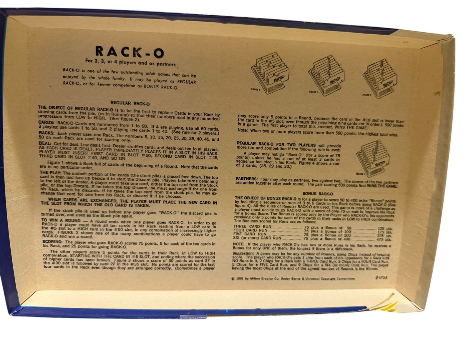Rack-O 1966 Milton Bradley Complete Card Game For Ages 8 & Up Vintage Original