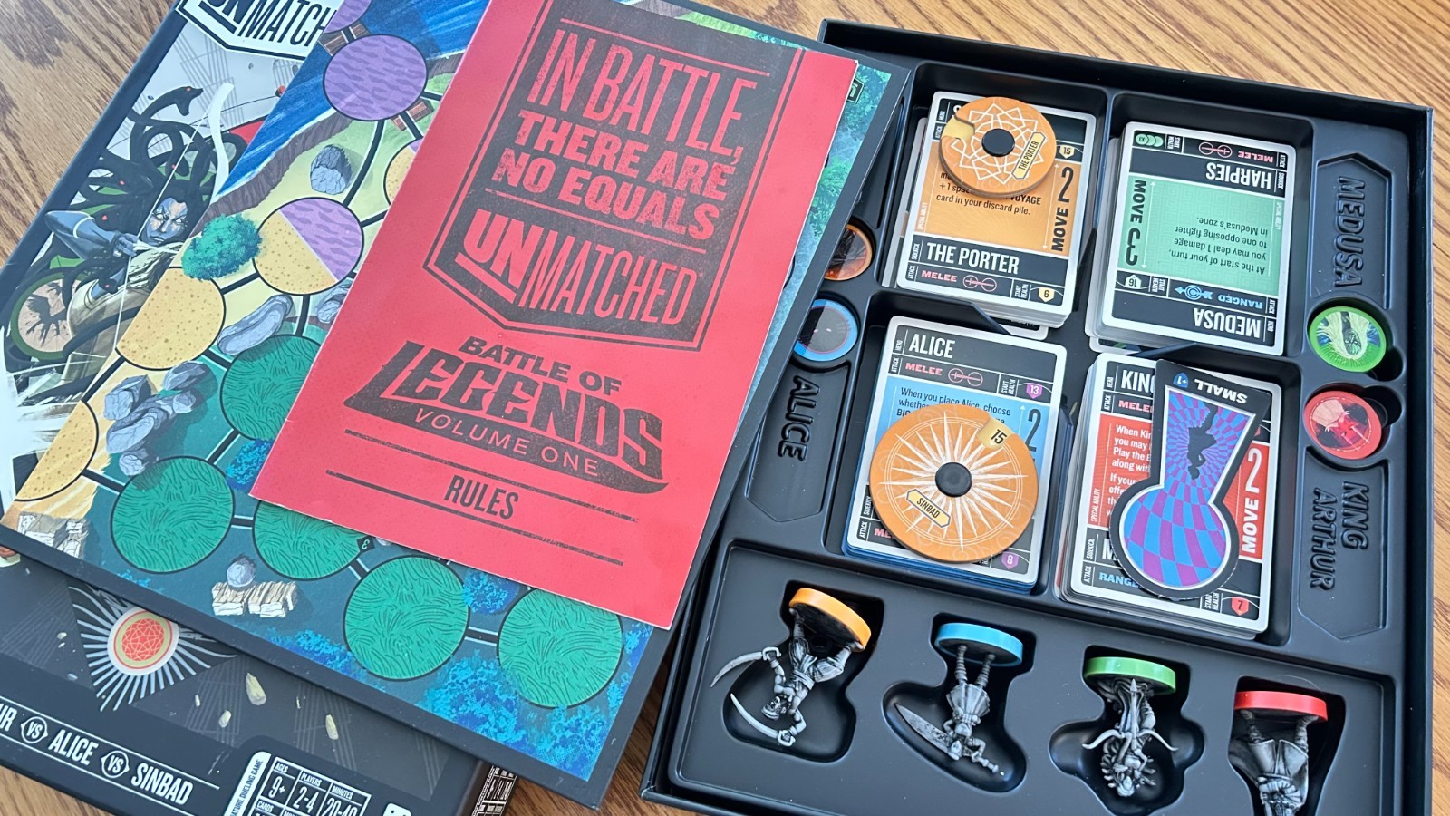 Unmatched Battle of Legends Vol 1 complete, only played once
