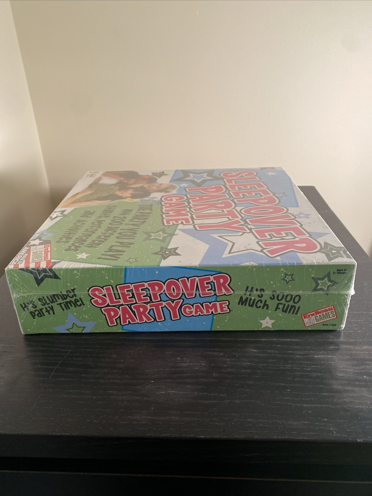 “THE SLEEPOVER PARTY GAME” 2014 Ages 8+ Complete By Endless Games Preowned