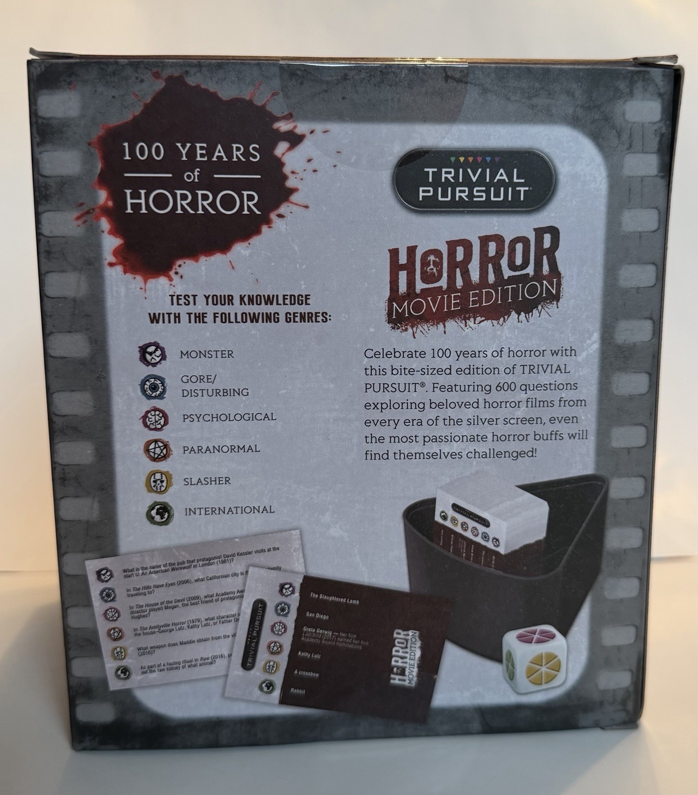 TRIVIAL PURSUIT: Horror Movie Edition Trivia Game Brand New! Spooky Fun