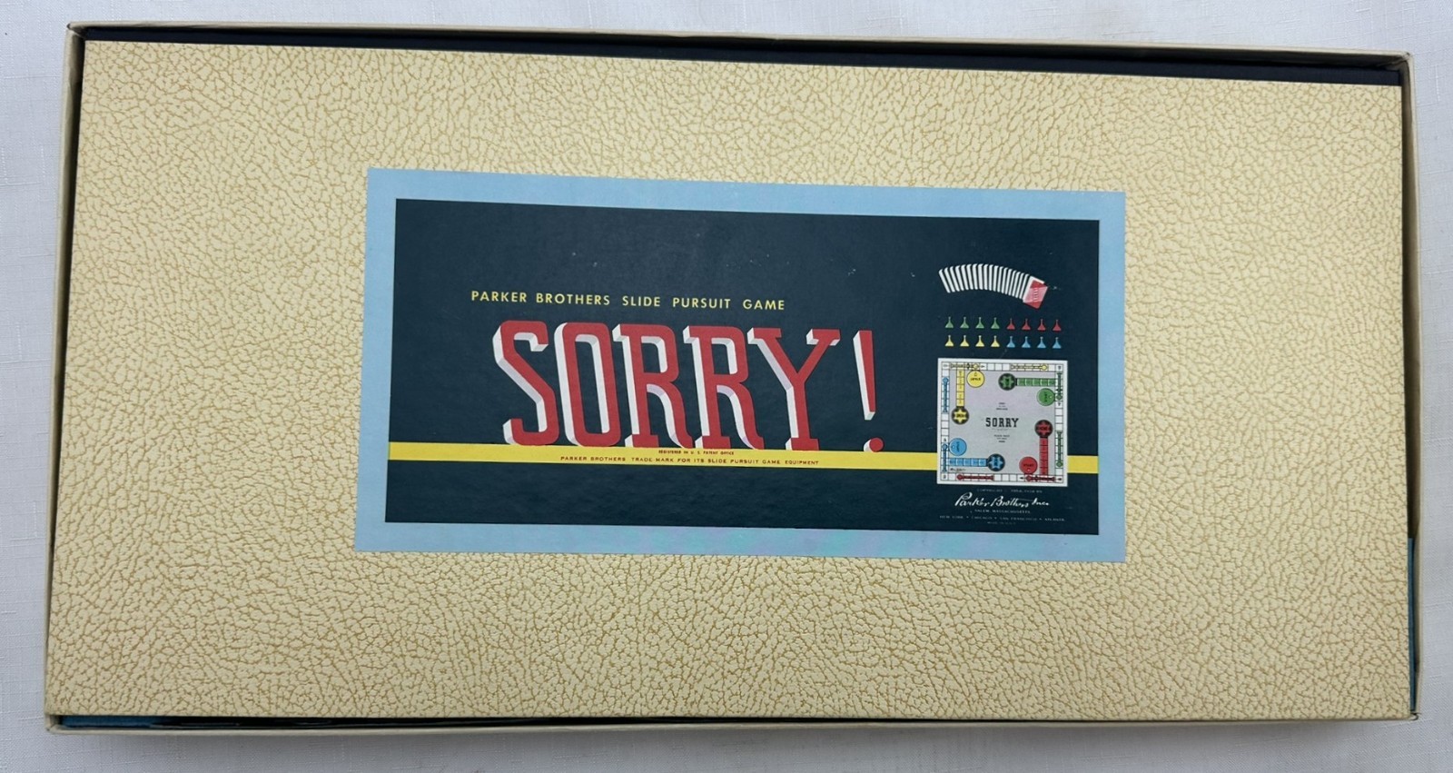 1950 Sorry! Game by Parker Brothers Complete in Great Condition FREE SHIPPING
