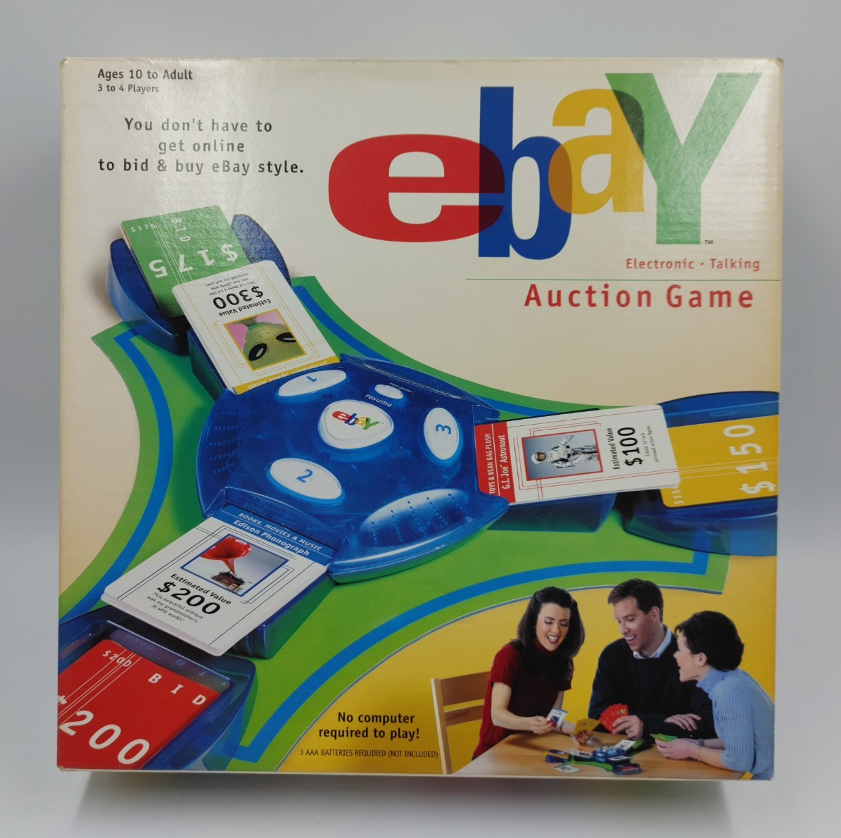 Vintage 2001 Ebay Auction Board Game Electronic – Talking NEW Sealed