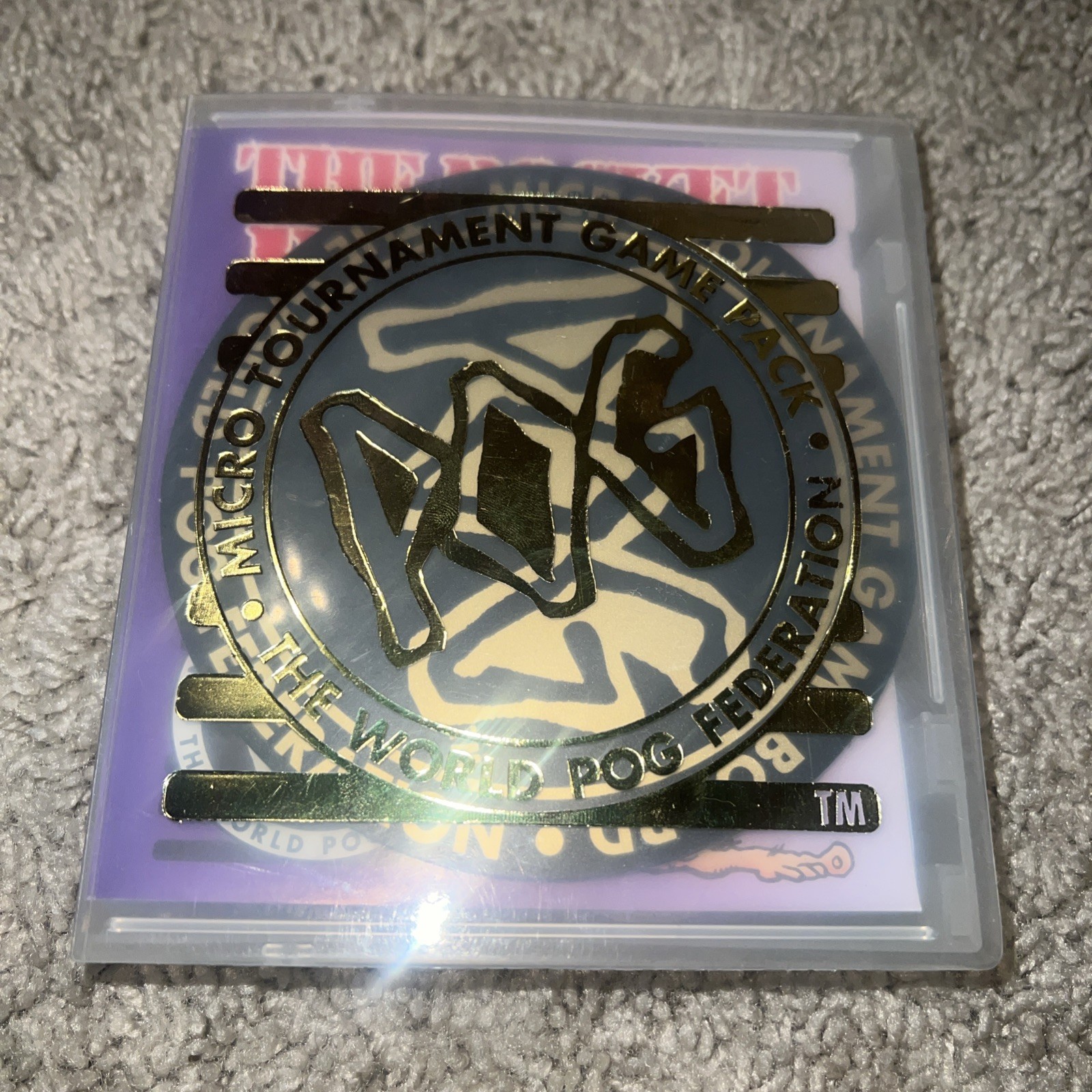 The World POG Federation Micro Tournament Game Case No Slammers POG Lot