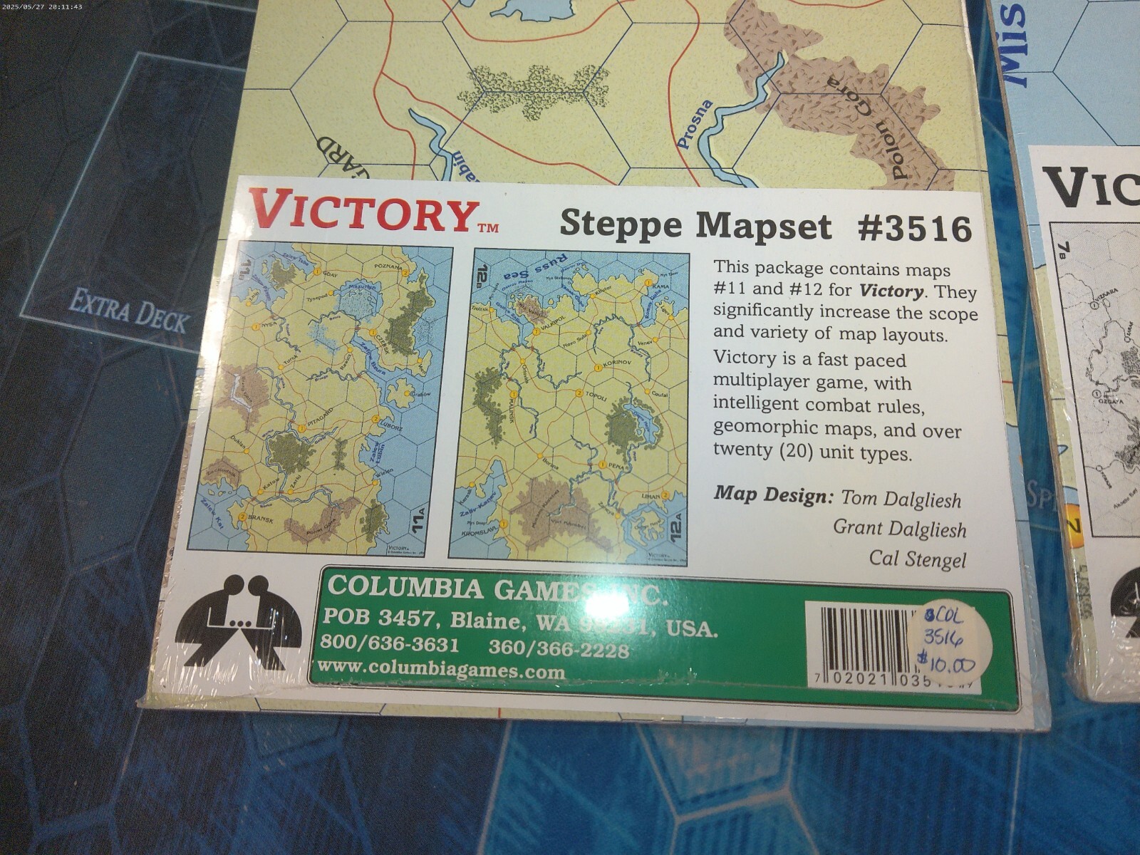 Columbia Games Victory Set of 6 Mapsets In original Shrinkwrapping.