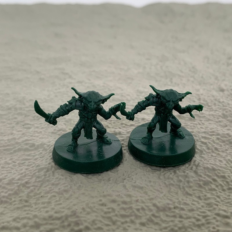 18pcs Goblins Warriors Female Goblins Miniatures Heroquest Board Game Minis DND