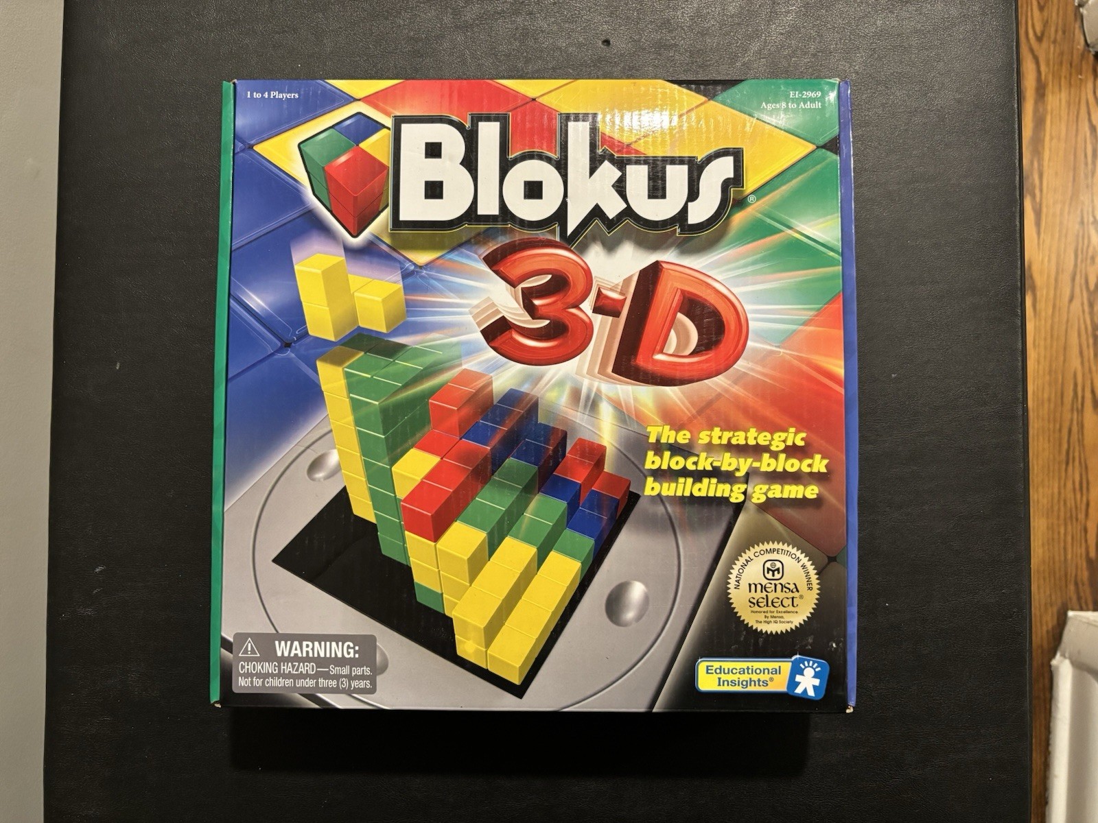 BLOKUS 3-D Strategic Block Building Game 100% Complete Rare Educational Insights