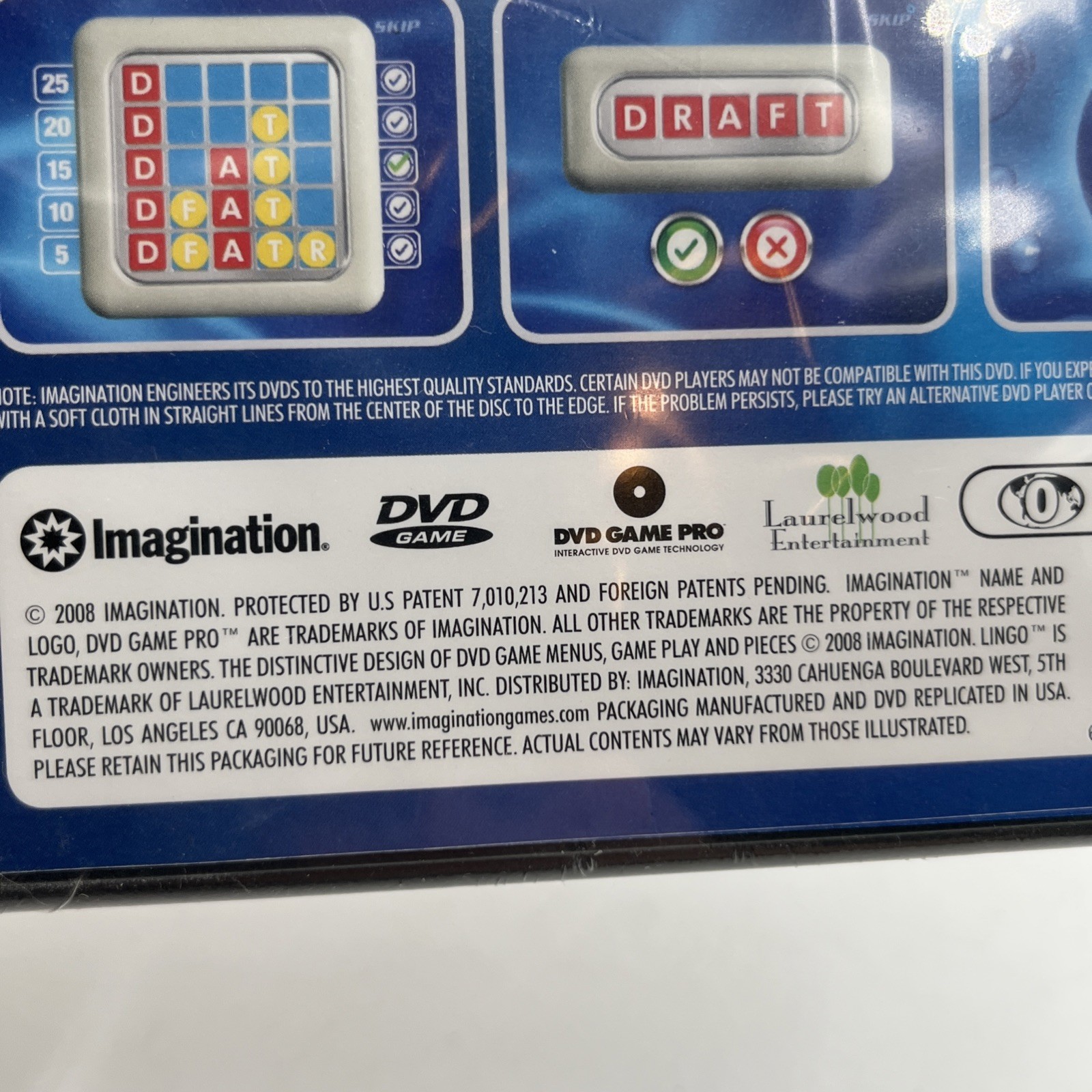 Lingo Hosted By Chuck Woolery Interactive DVD Game Imagination 2008 NEW SEALED