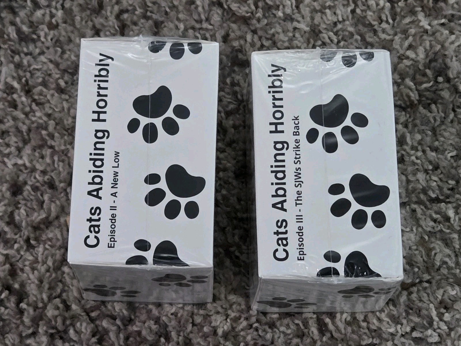 Cats Abiding Horribly Episodes 2 II 3 III Cards Against Humanity Expansion Packs