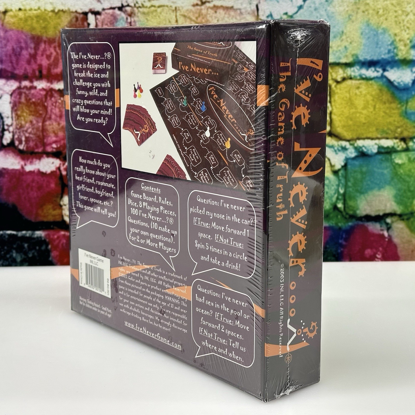 I’ve Never…The Game of Truth A True Reality Based Game 2003 Drinking Fun NEW!