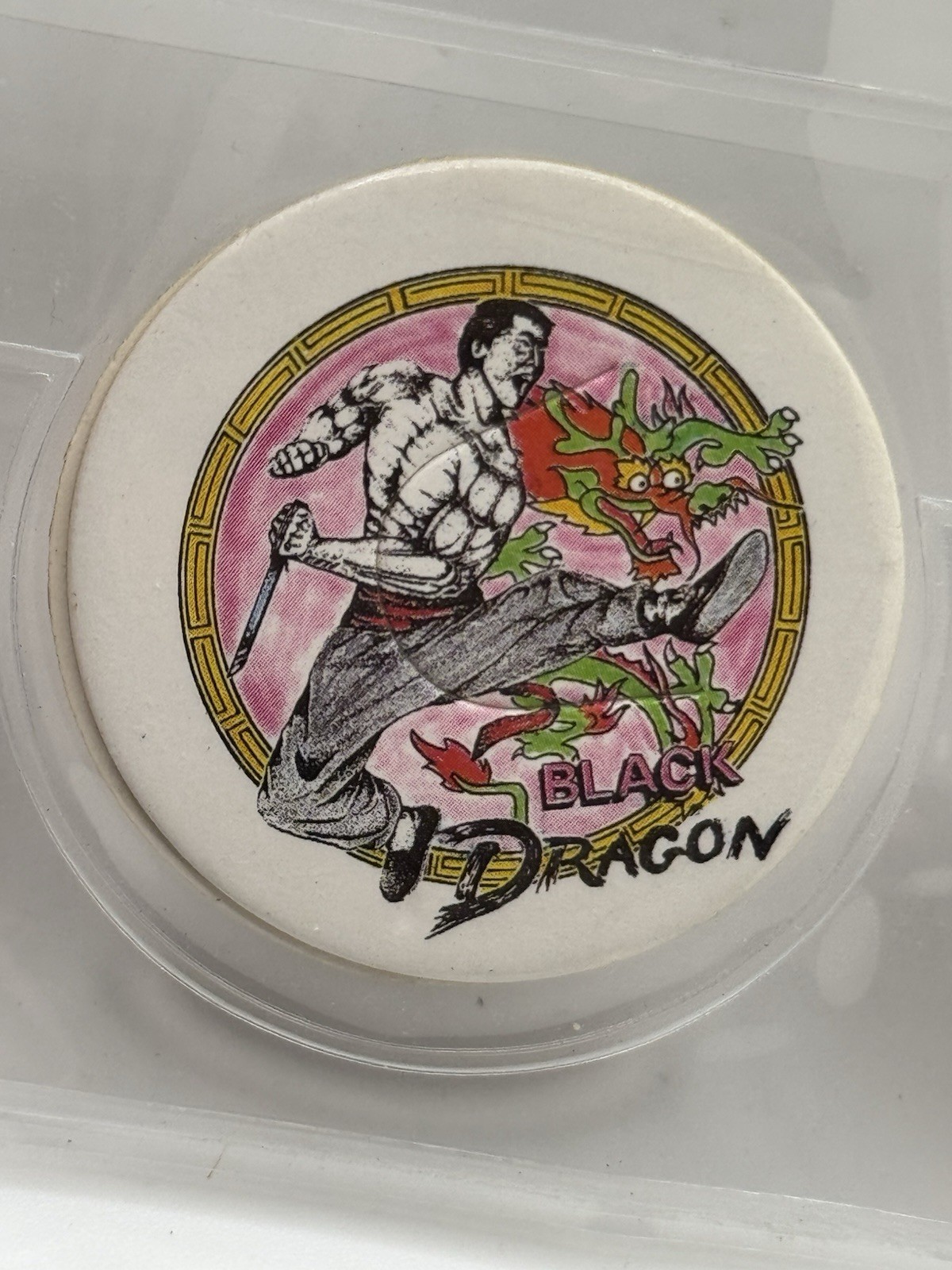 Rare! VTG “Black Dragon” Ron Van Clief Bruce Lee POG Martial Arts Jiu Jitsu 70’s