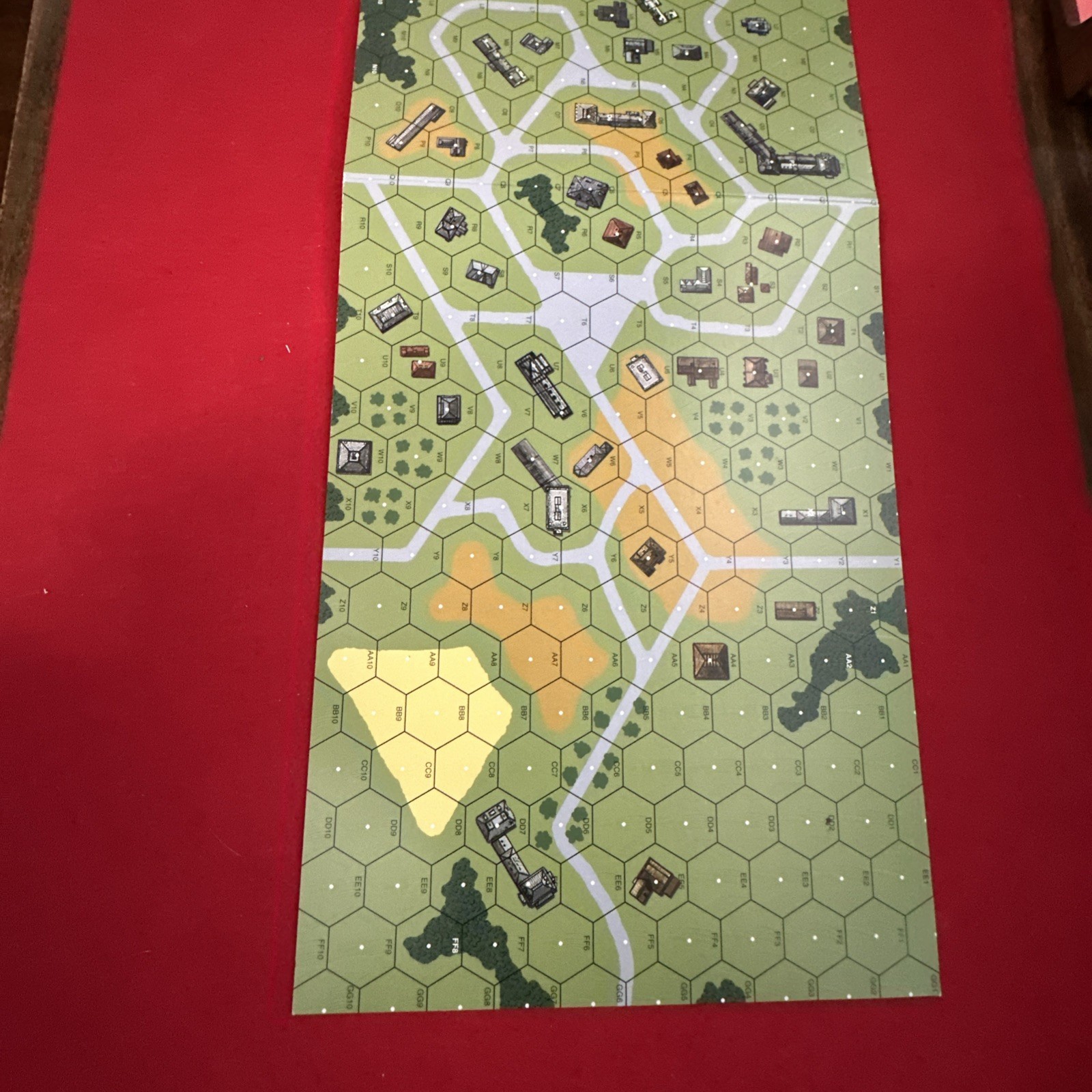 ASL/ Squad Leader Cardstock Map Board W, by MMP