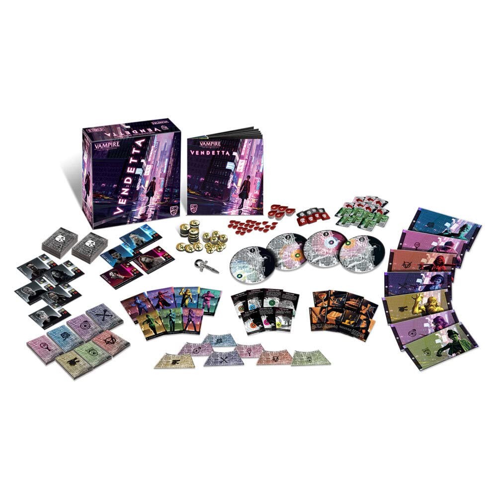 Horrible Games: Vampire The Masquerade – Vendetta, Strategy Board Game, Build…