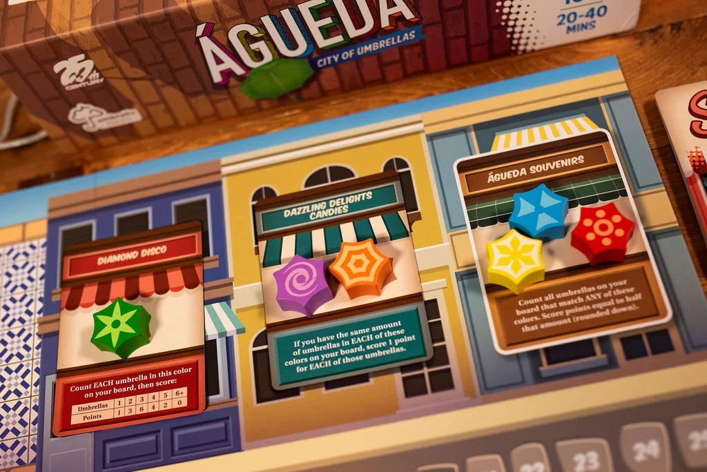 Águeda City of Umbrellas Board Game 1 to 5 Players Mensa Select Winner